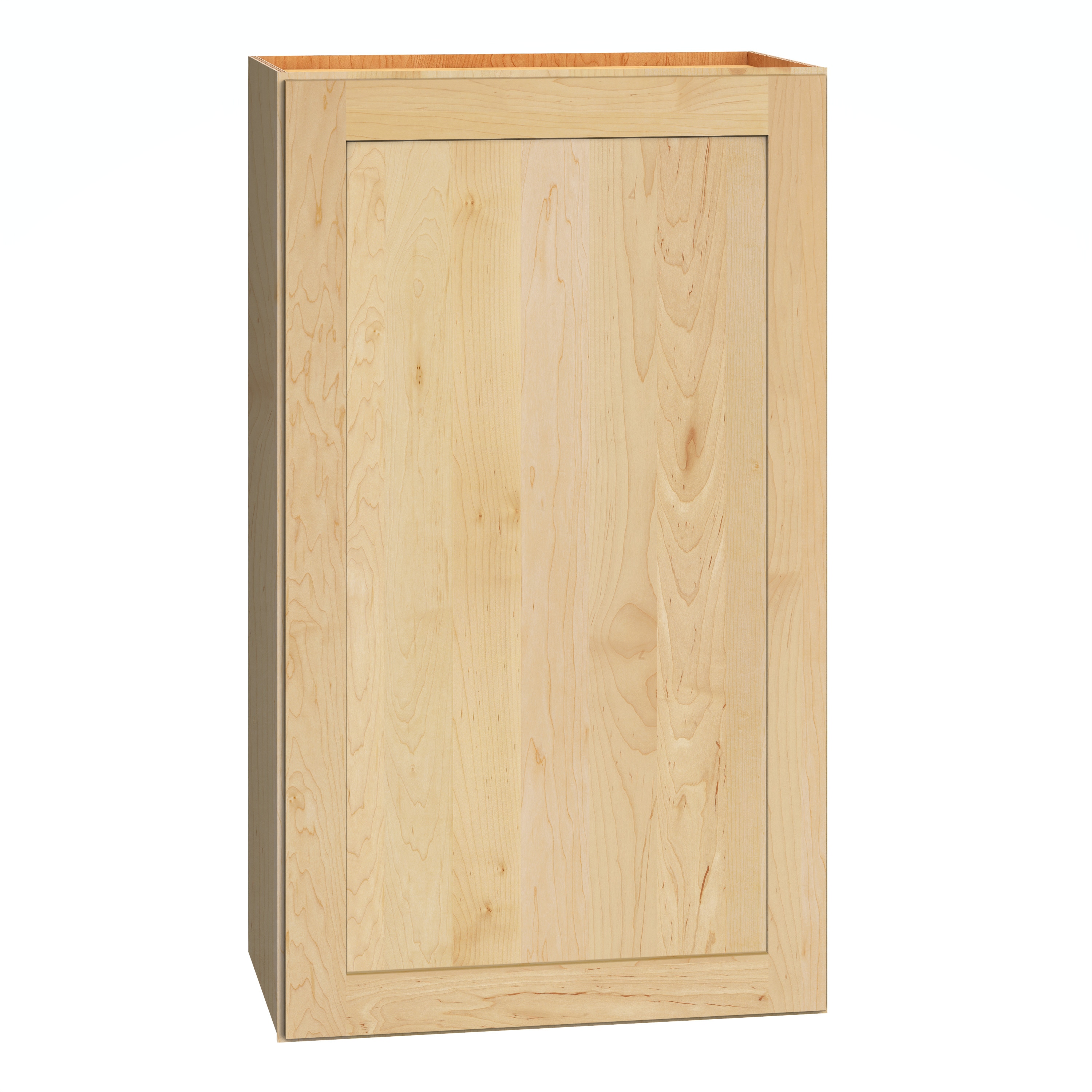 Diamond Express 62J-W2136R Jamestown 21-in W x 36-in H x 12-in D Natural Light Brown Wall Fully assembled Plywood Cabinet (Recessed Panel Shaker)