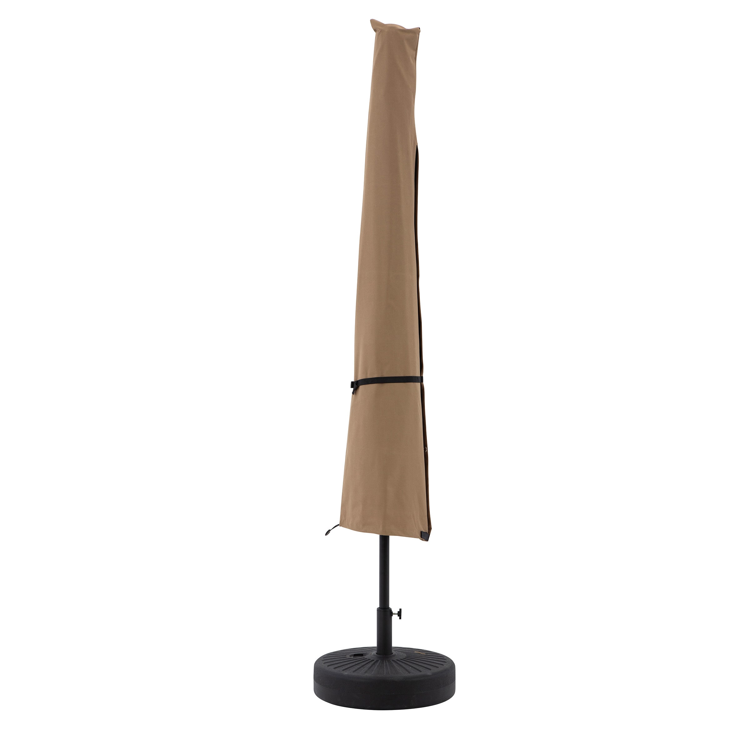 Beige Heavy-Duty Waterproof Patio Umbrella Cover with UV Protection