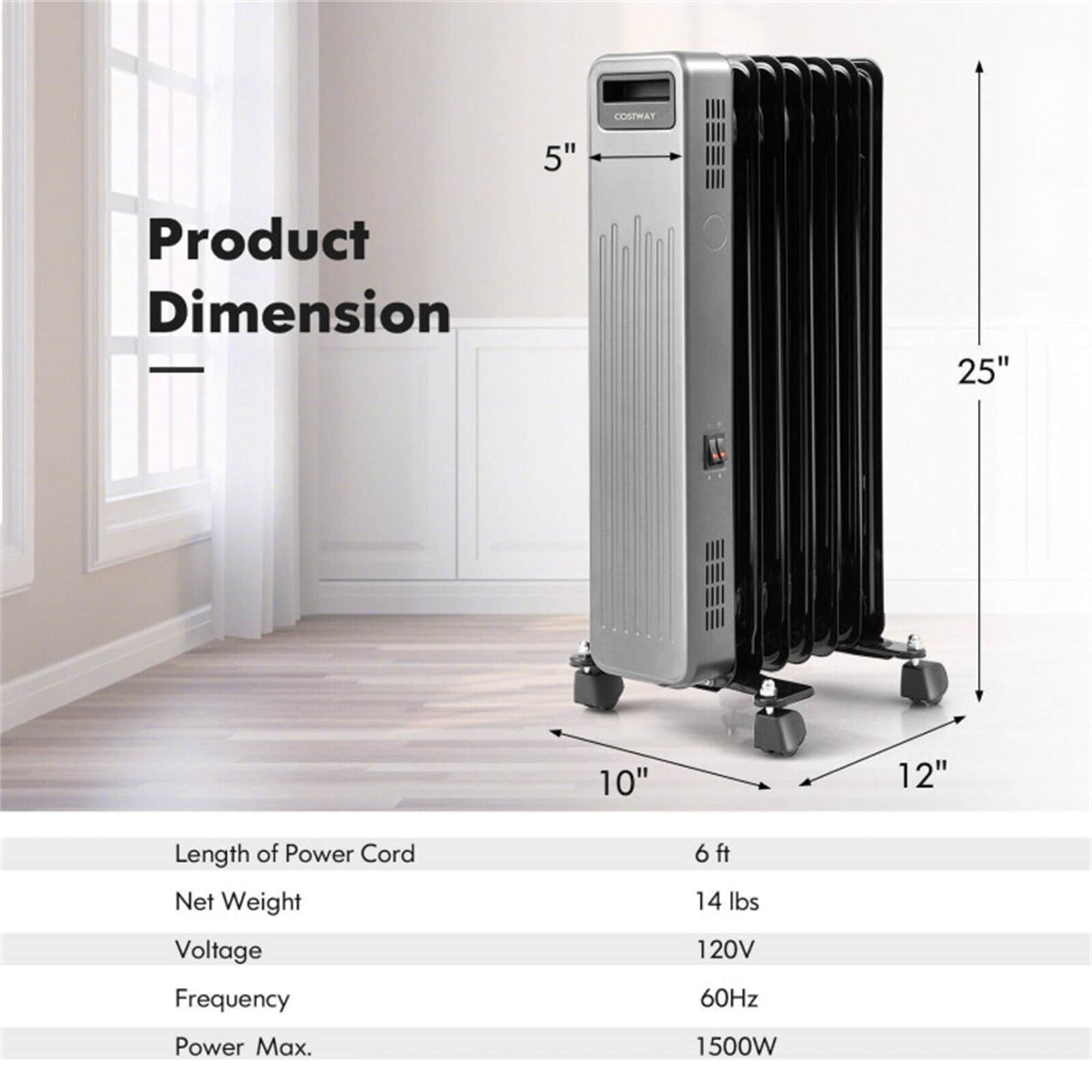 BABOOM BOM-38US-BK-CO Portable-Electric-Heat - View #9