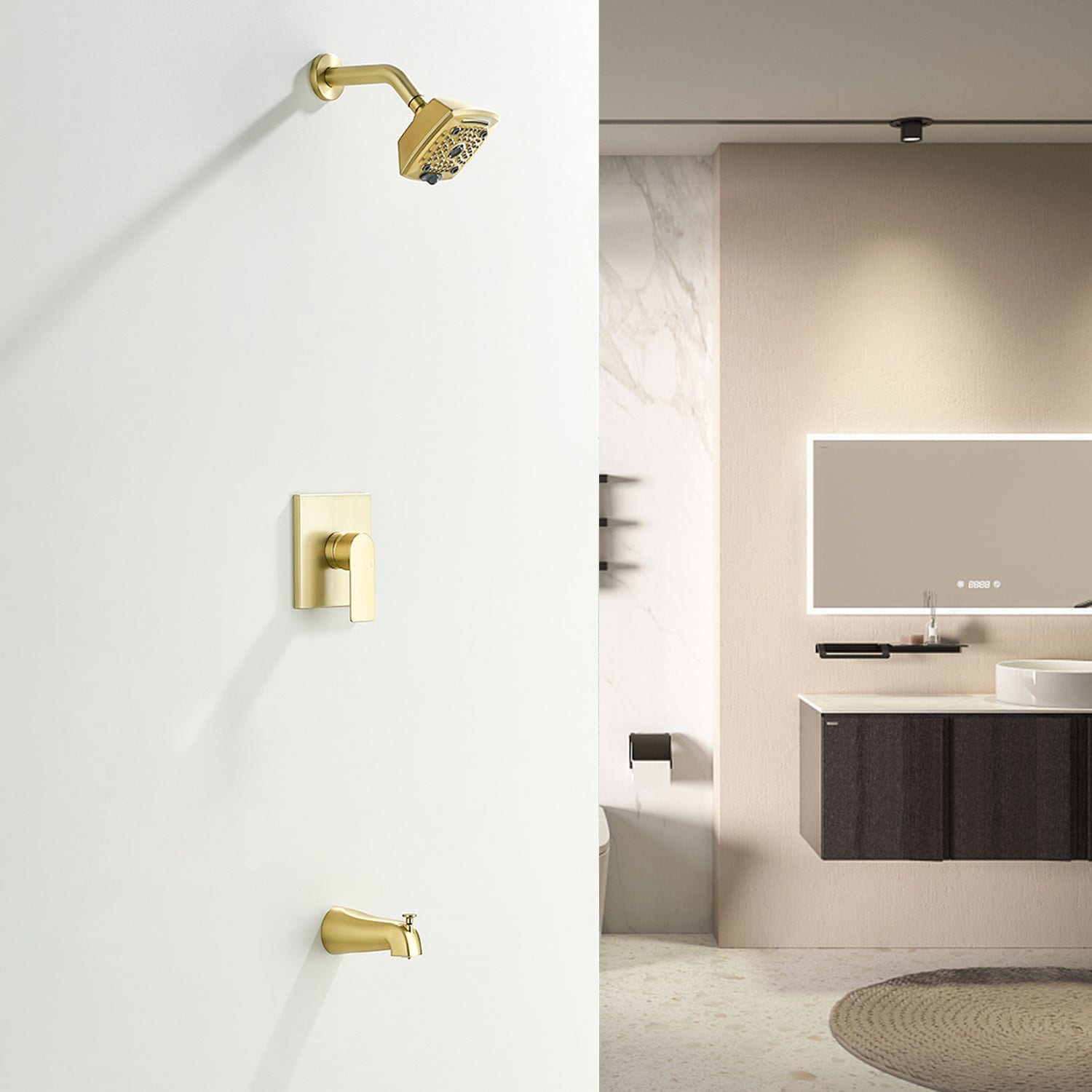 Boyel Living BL88085BG Tub-Shower-Faucets - View #3