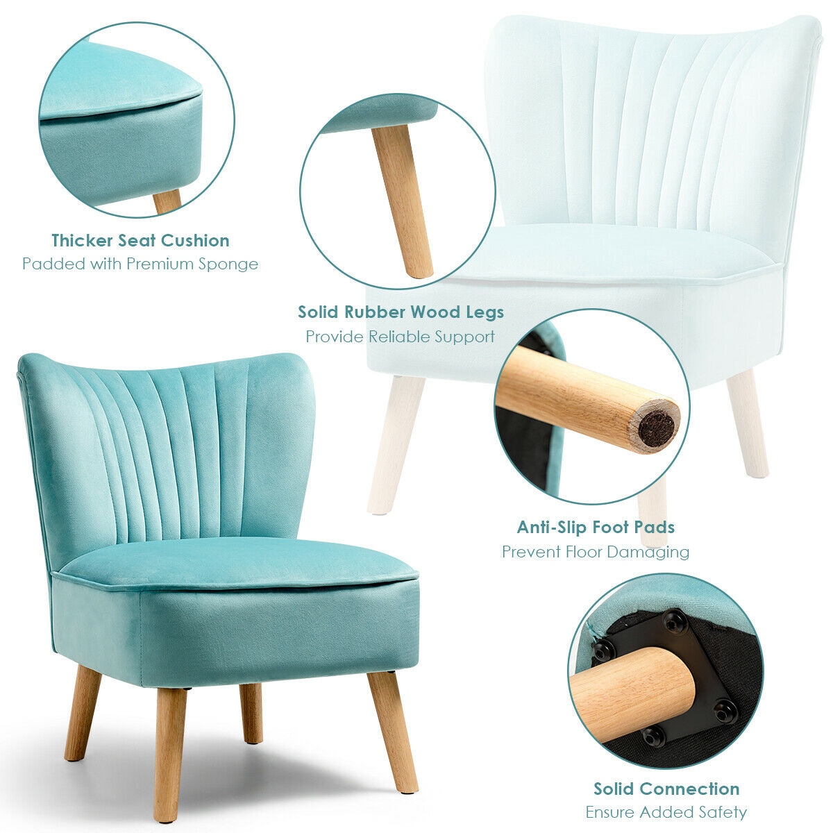 CASAINC WF-HW66637GN-LA chairs - View #7