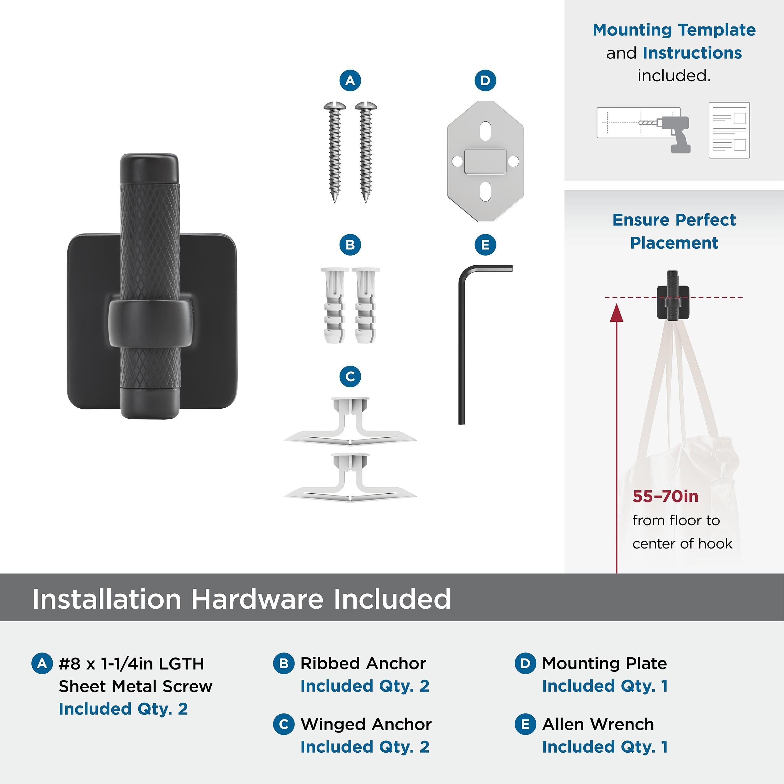 Amerock BH36563BBR Robe-Hooks - View #5