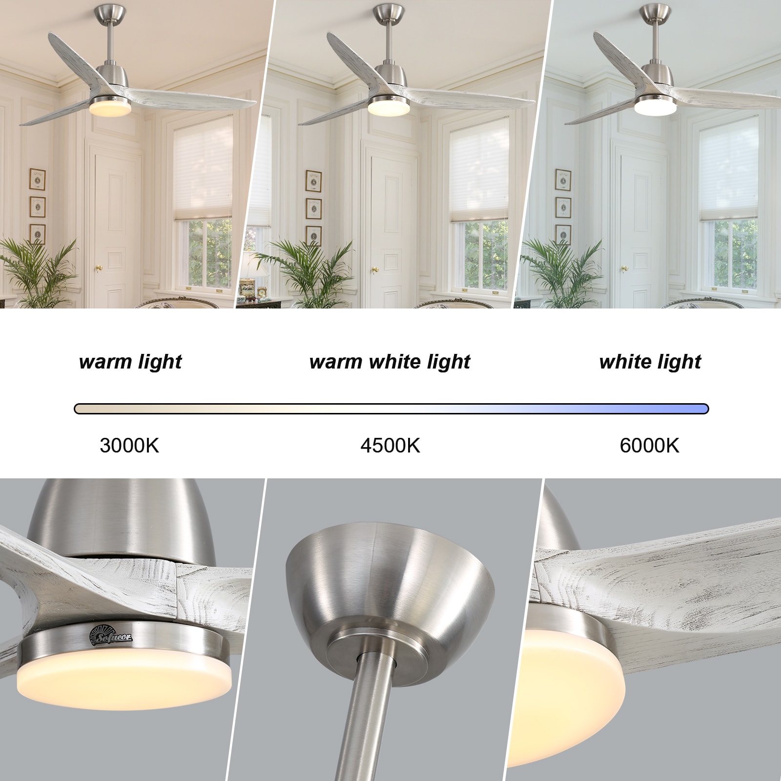 Sofucor LS-56K001-BN-HMW-60W Ceiling-Fans - View #8