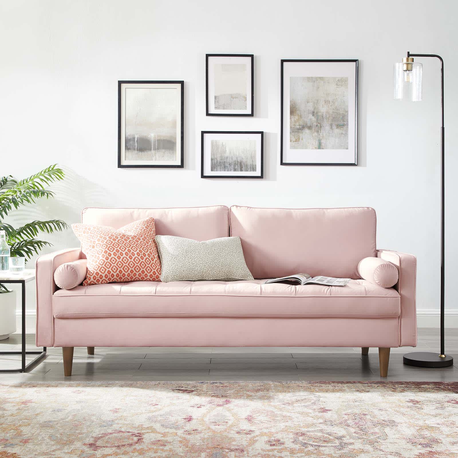 Modway EEI-3764-PNK Sofas-Loveseats - View #10