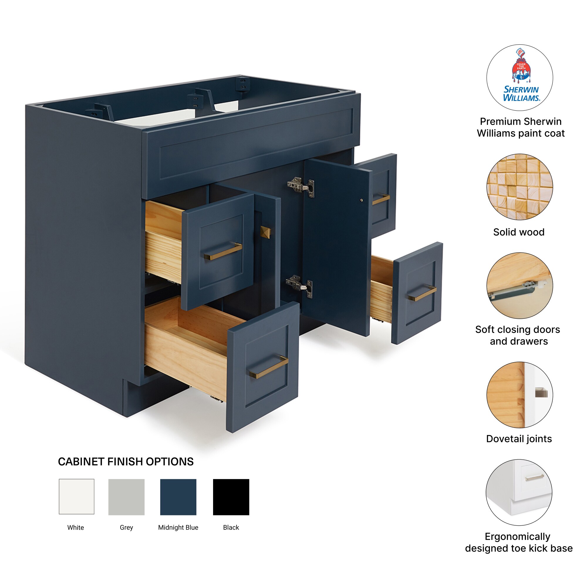 ARIEL F042S-BC-MNB vanities - View #5