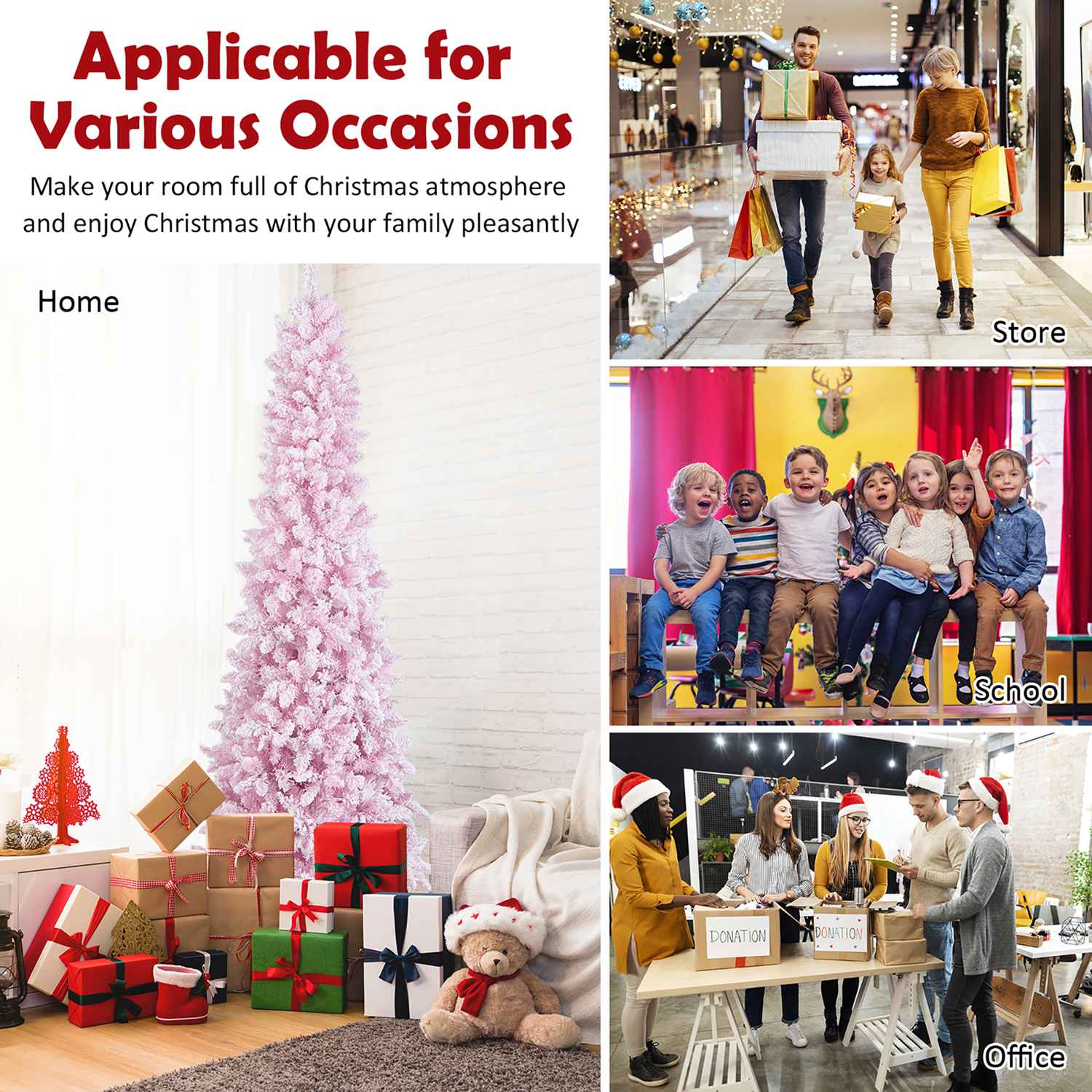 Costway CSHY000228 Artificial-Christmas-Trees - View #7