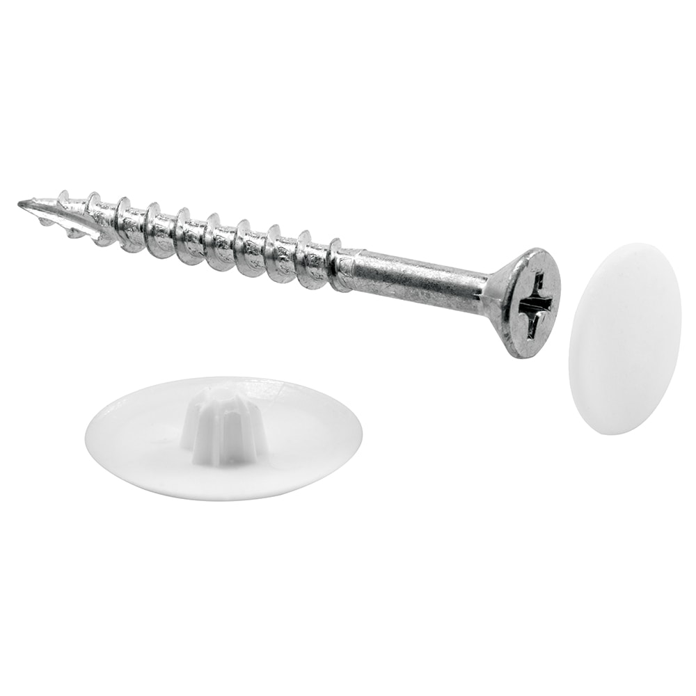 100 Cover Caps for Torx Screws - Torx Screw Cover Made of Plastic in  Various Sizes (TX 10, White)