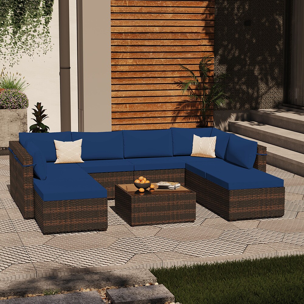 UPHA TBSF-ABCD-NAVYBLUE Patio-Conversation-Sets - View #8