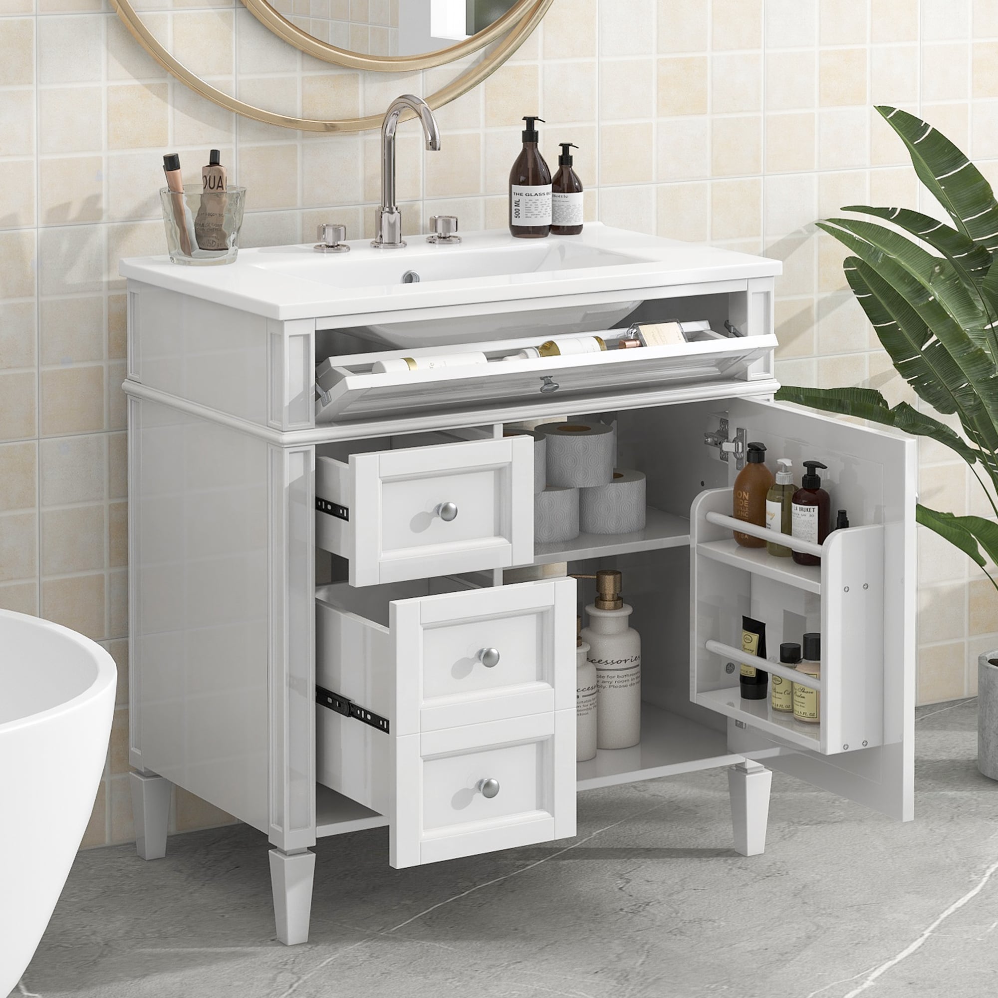 Siavonce FZB082S00006 Bath-Vanity-Combo - View #2