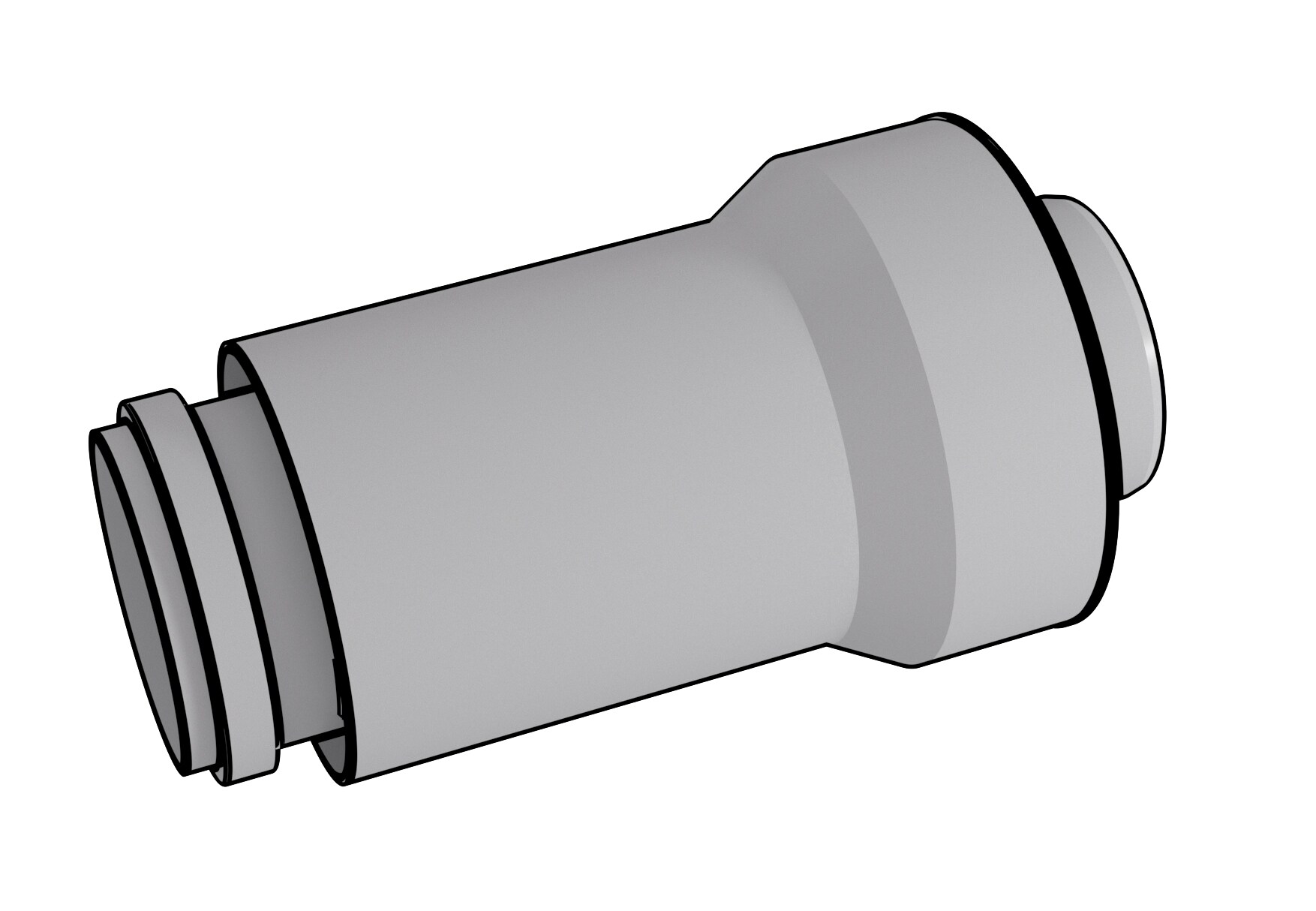 Rinnai 185347PP 5-in-Dia Plastic Separation Kit For Tankless Gas Water Heater