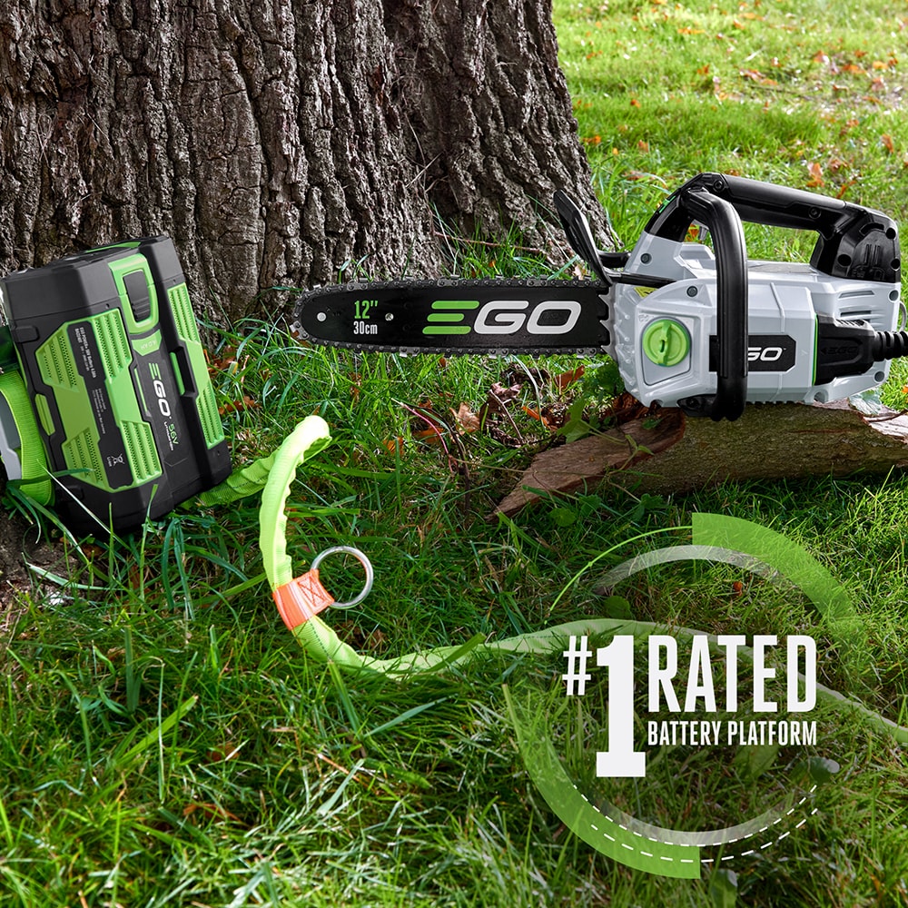 EGO POWER+ Commercial 56-volt 12-in Battery 5 Ah Chainsaw (Battery and Charger Included) CSX3003 Sansujyuku sansujyuku.com