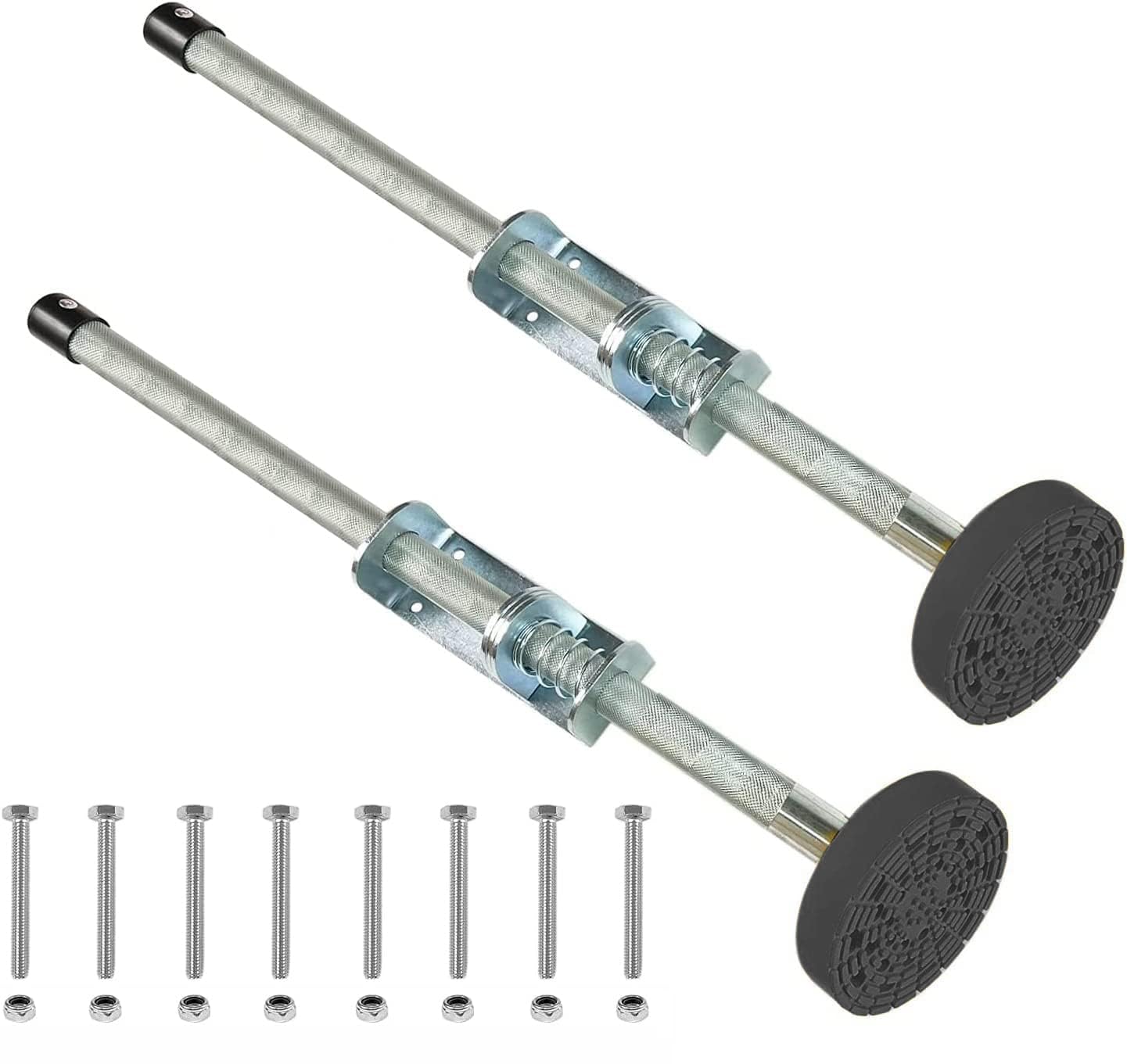 KIWDZFU  Ladder Leveler Pair with Rubber Feet Adjustable Ladder Leg Leveler for Extension Ladders Ladder Stabilizer Ladder Accessories 26 Inches