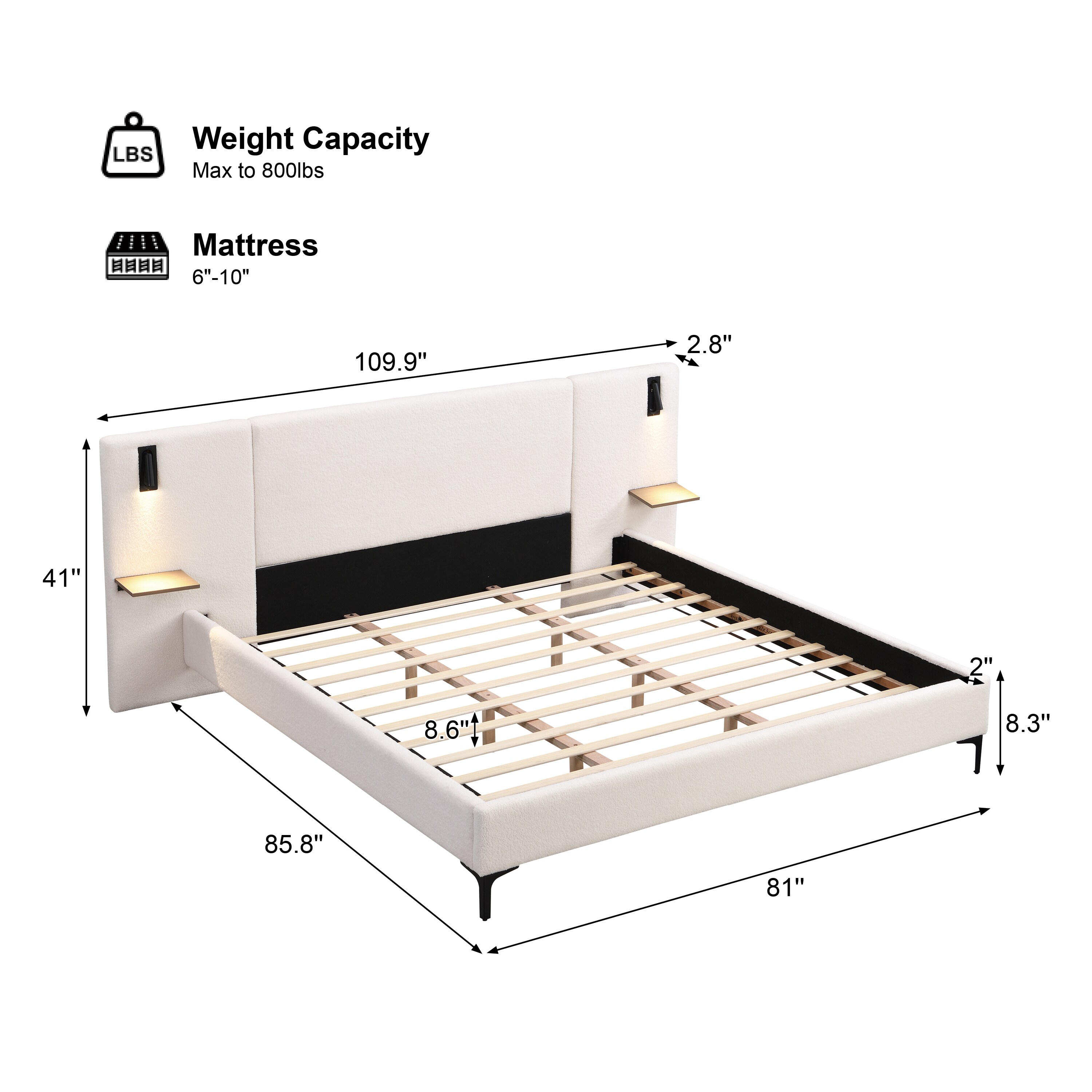 Clihome WM-1918WF77-AP beds - View #8