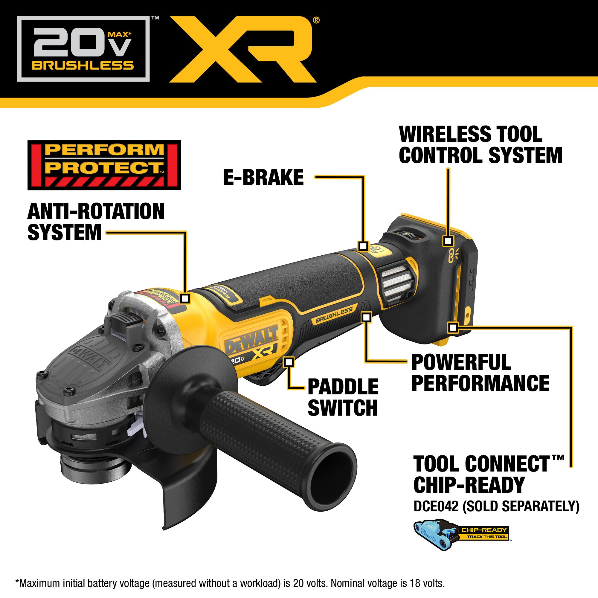 DEWALT DCG410VSB Cordless-Grinders - View #3