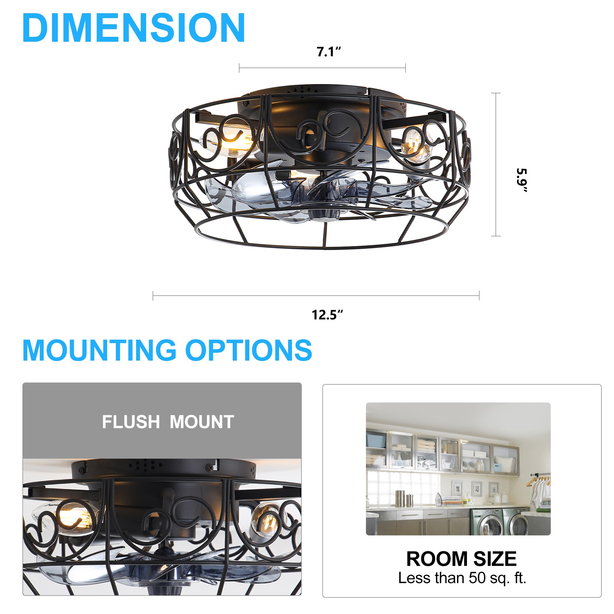 Breezary 35027-BK Ceiling-Fans - View #8