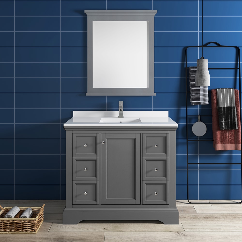 Fresca FVN2440GRV Bath-Vanity-Combo - View #3