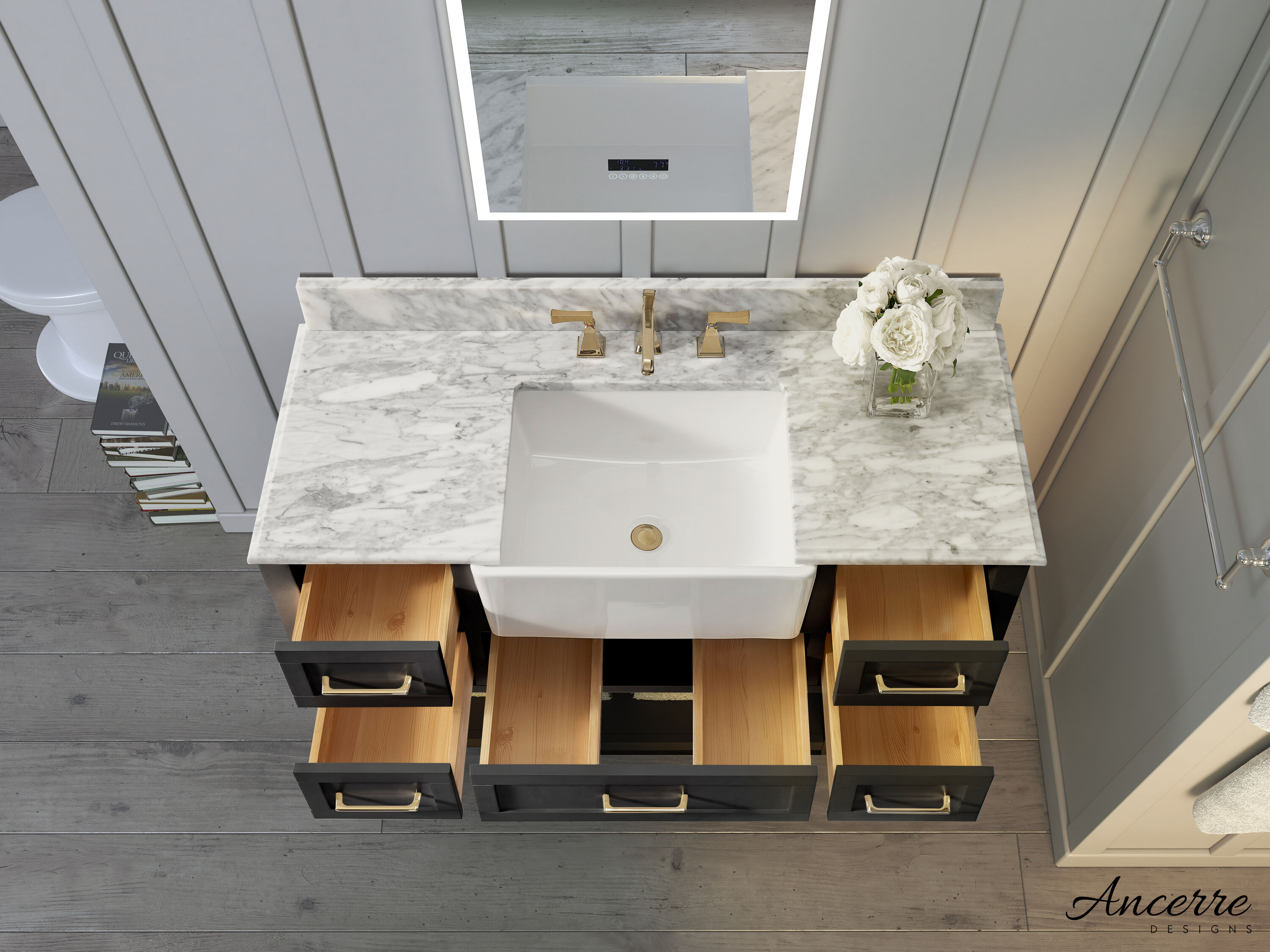 Ancerre Designs VTS-HAYLEY-48-BO-CW Bath-Vanity-Combo - View #9