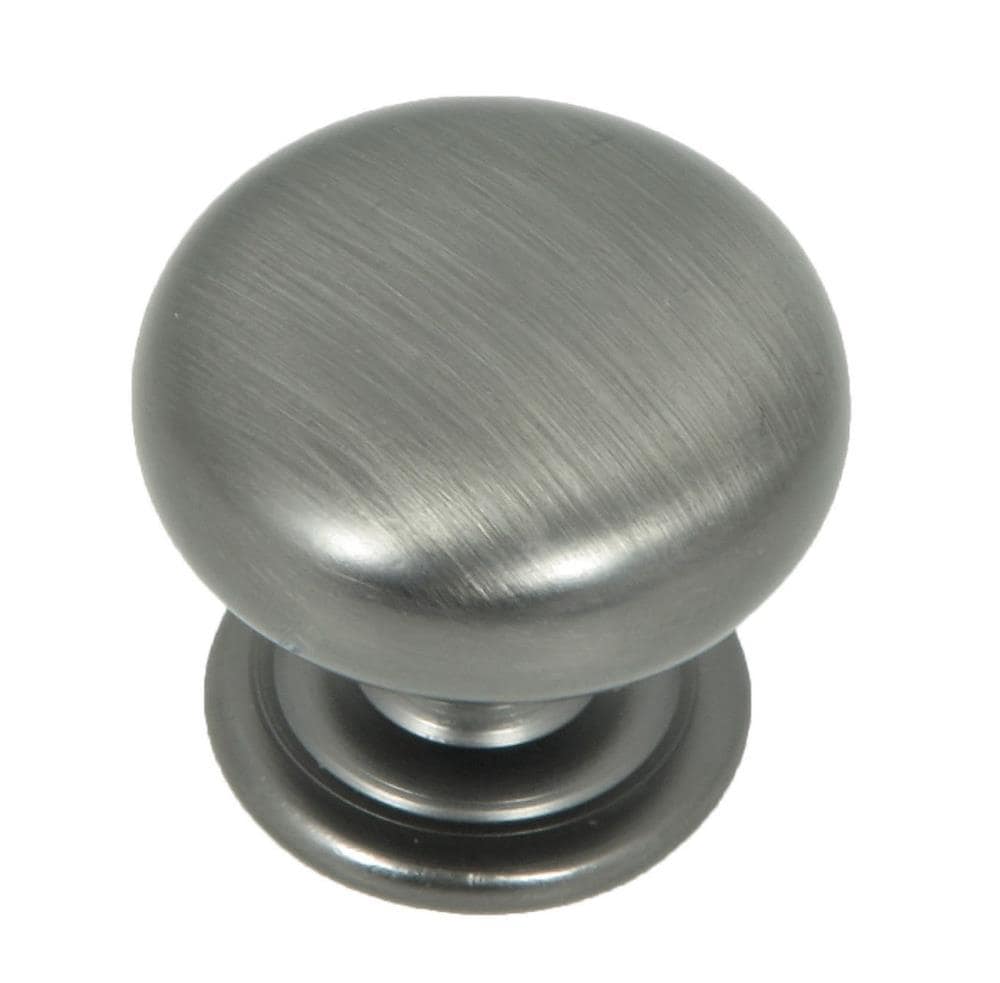 Stone Mill Hardware CP82980-WEN Caroline Weathered nickel Round Traditional Cabinet Knob