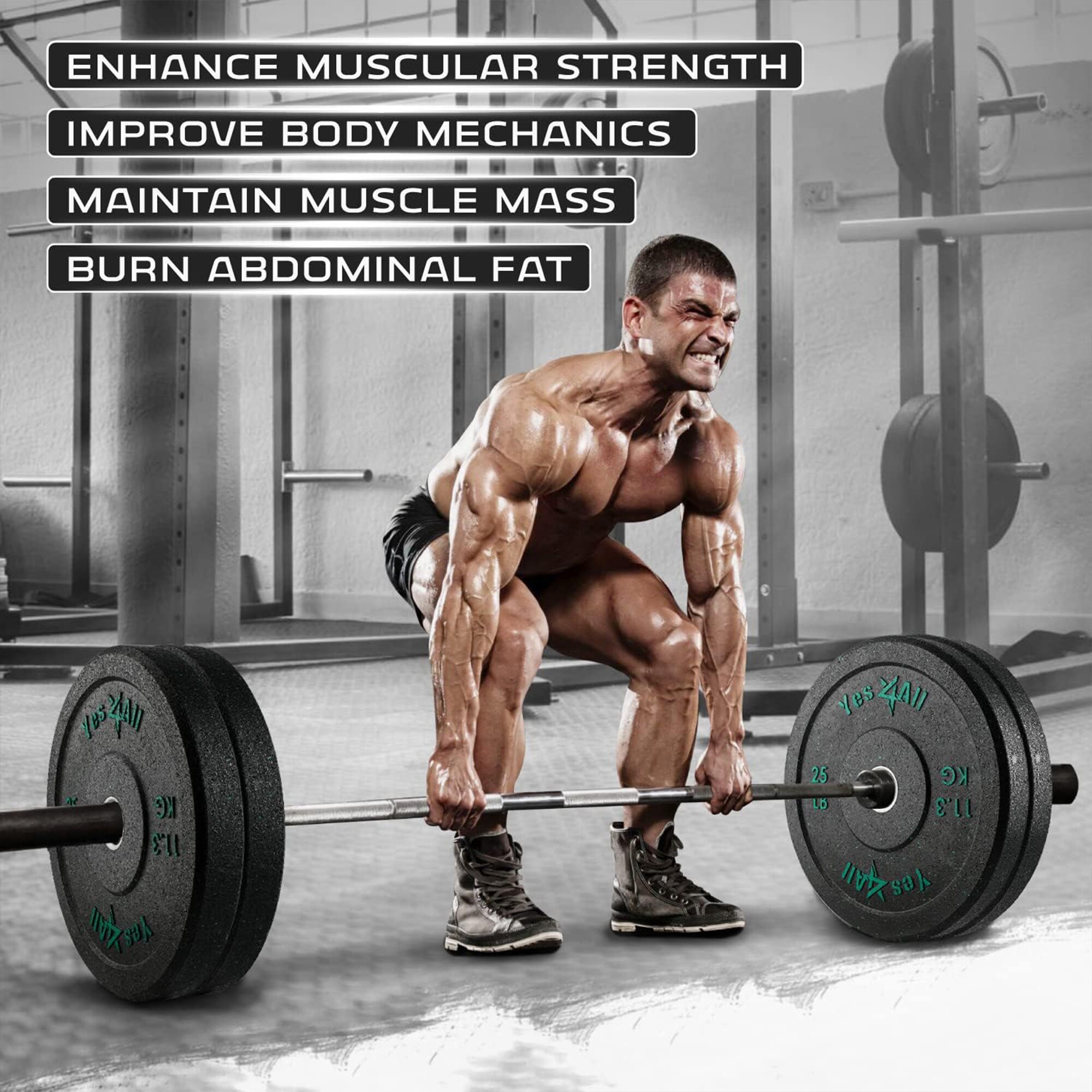 Yes4All TY7F Barbells-Weight-Bars-Plates - View #5