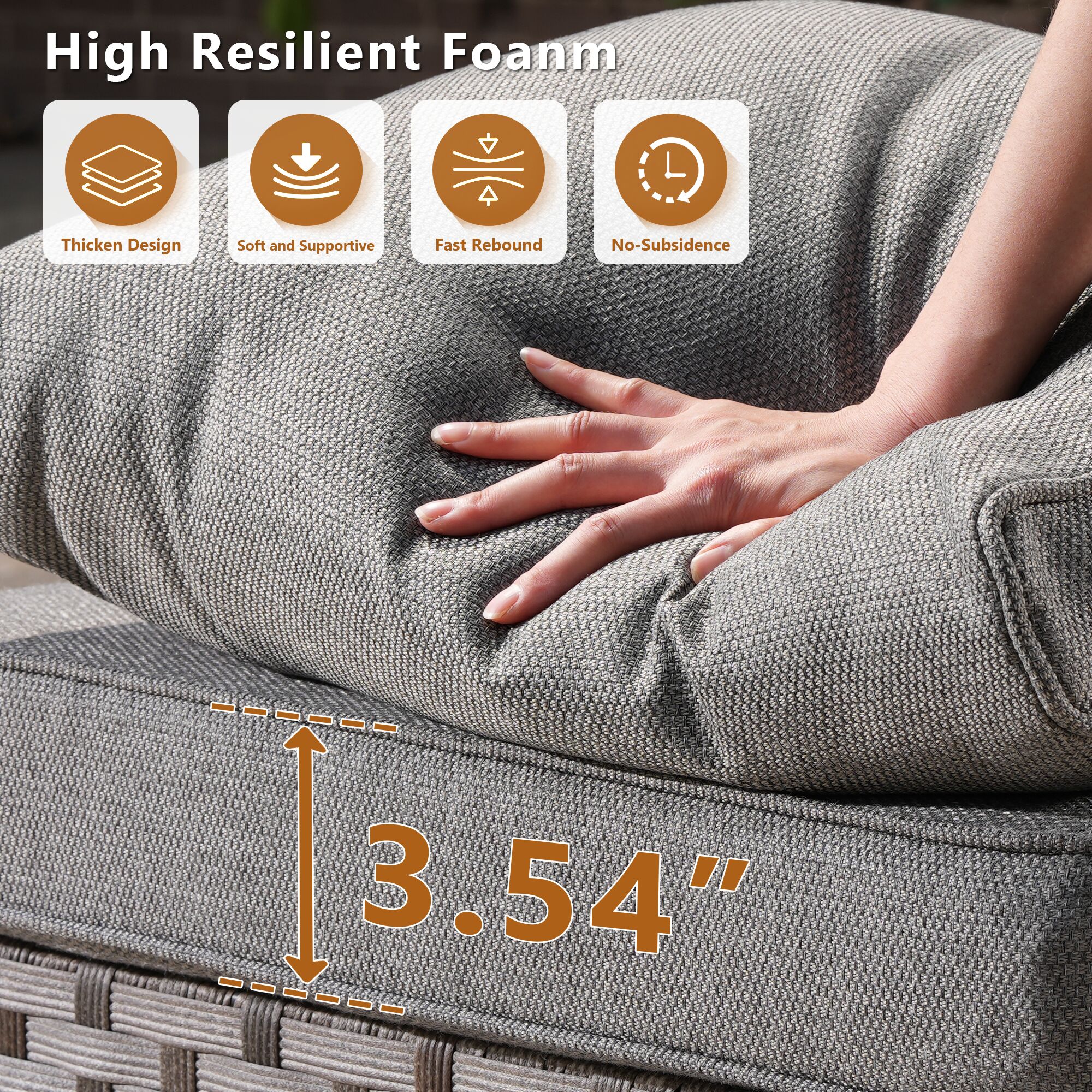 Caodoc L5-YZBBR200-8 Patio-Sofas-Daybeds - View #3