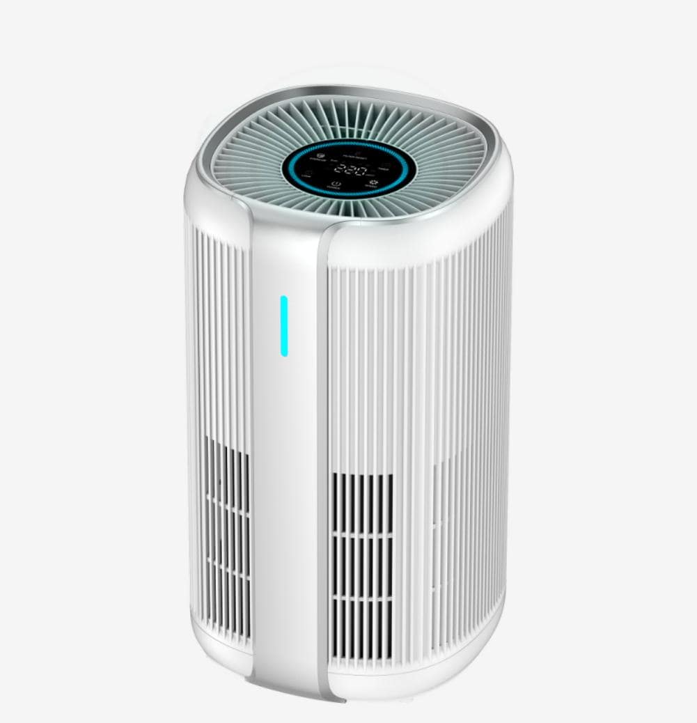 EdenDirect ED-BKJ-55D 4 -Speed White True HEPA Air Purifier (Covers: 983-sq ft )