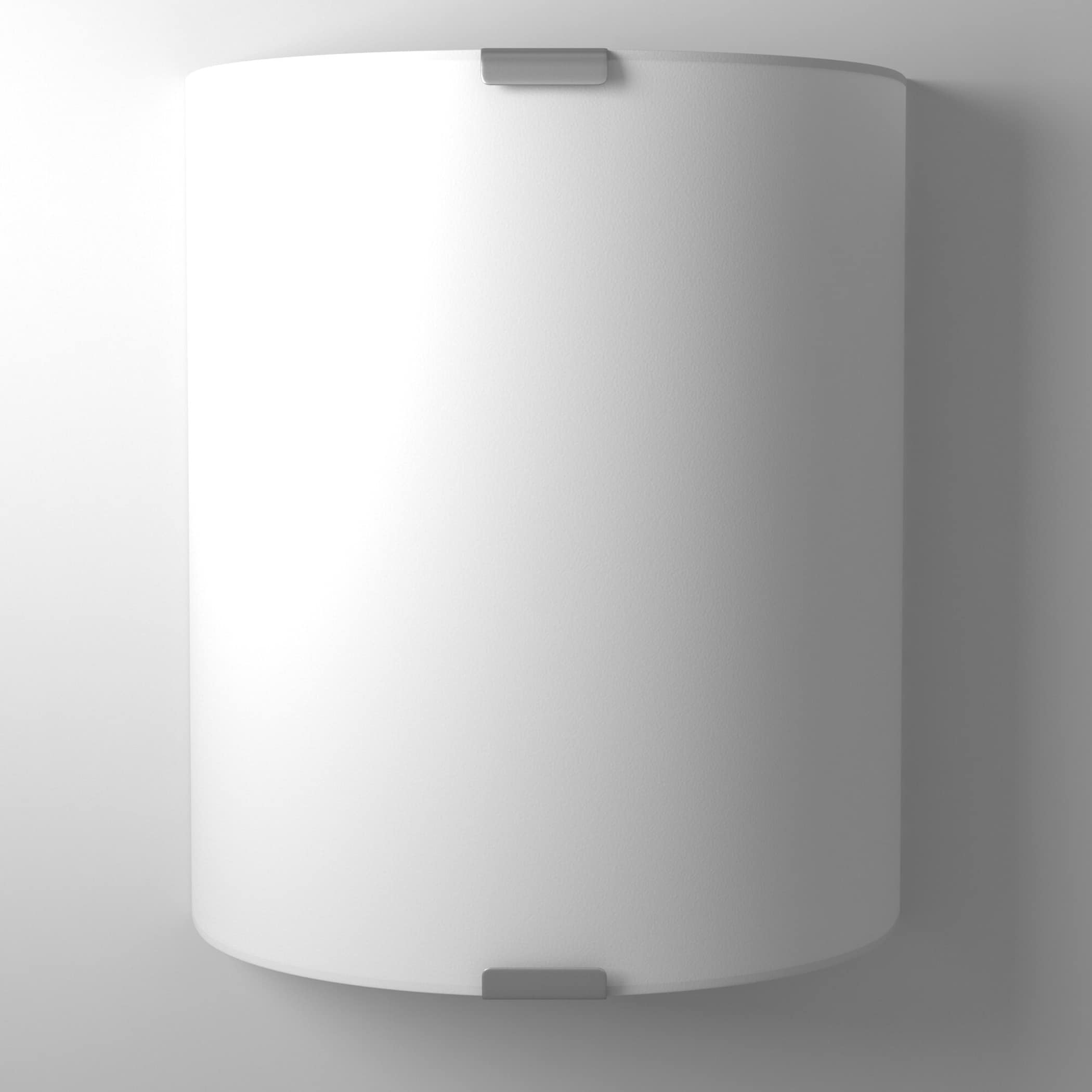 Grafik 8.25" Chrome Satin Glass Dimmable Wall Sconce