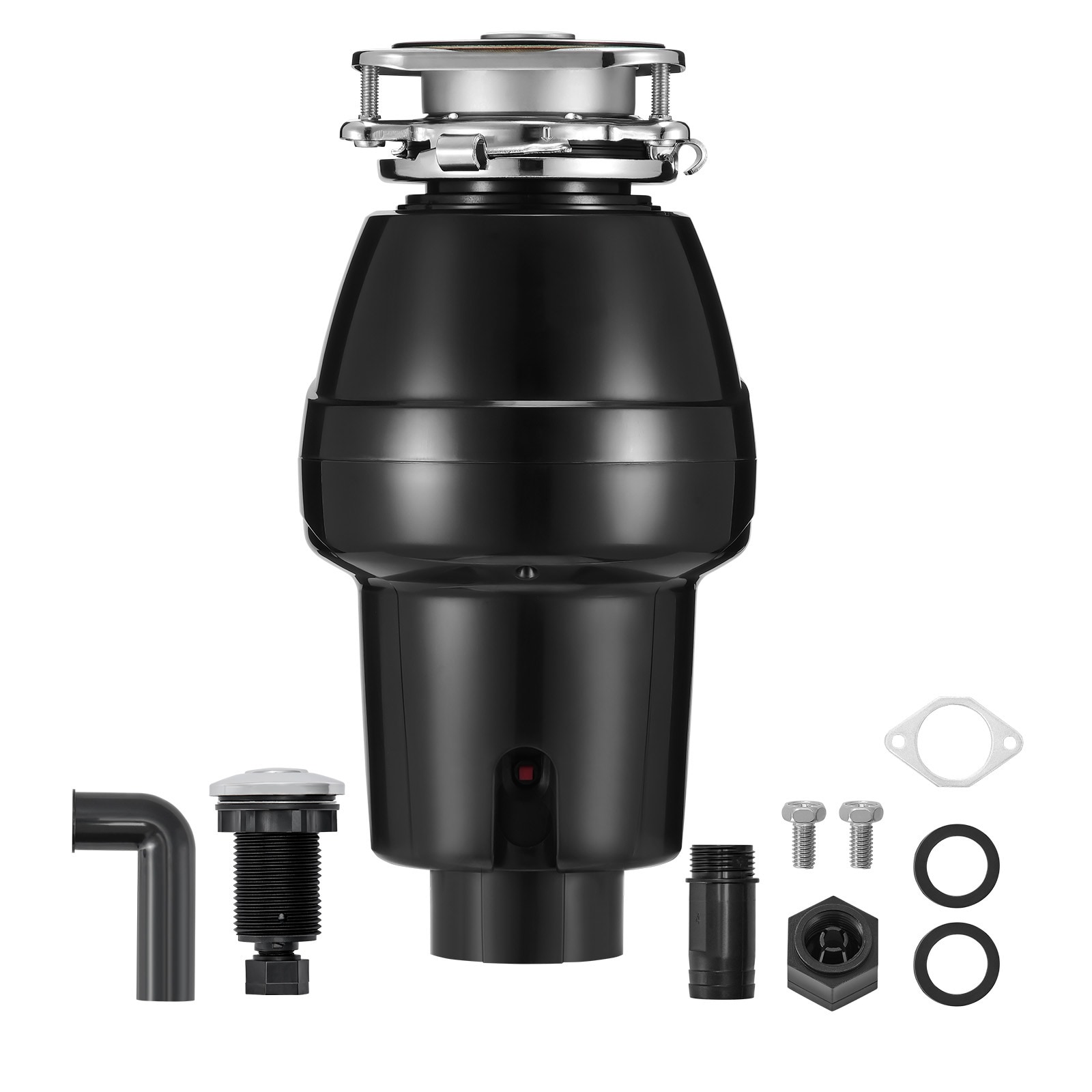 VEVOR Garbage Disposal Continuous feed 1/2-HP Corded Garbage Disposal with Noise Insulation
