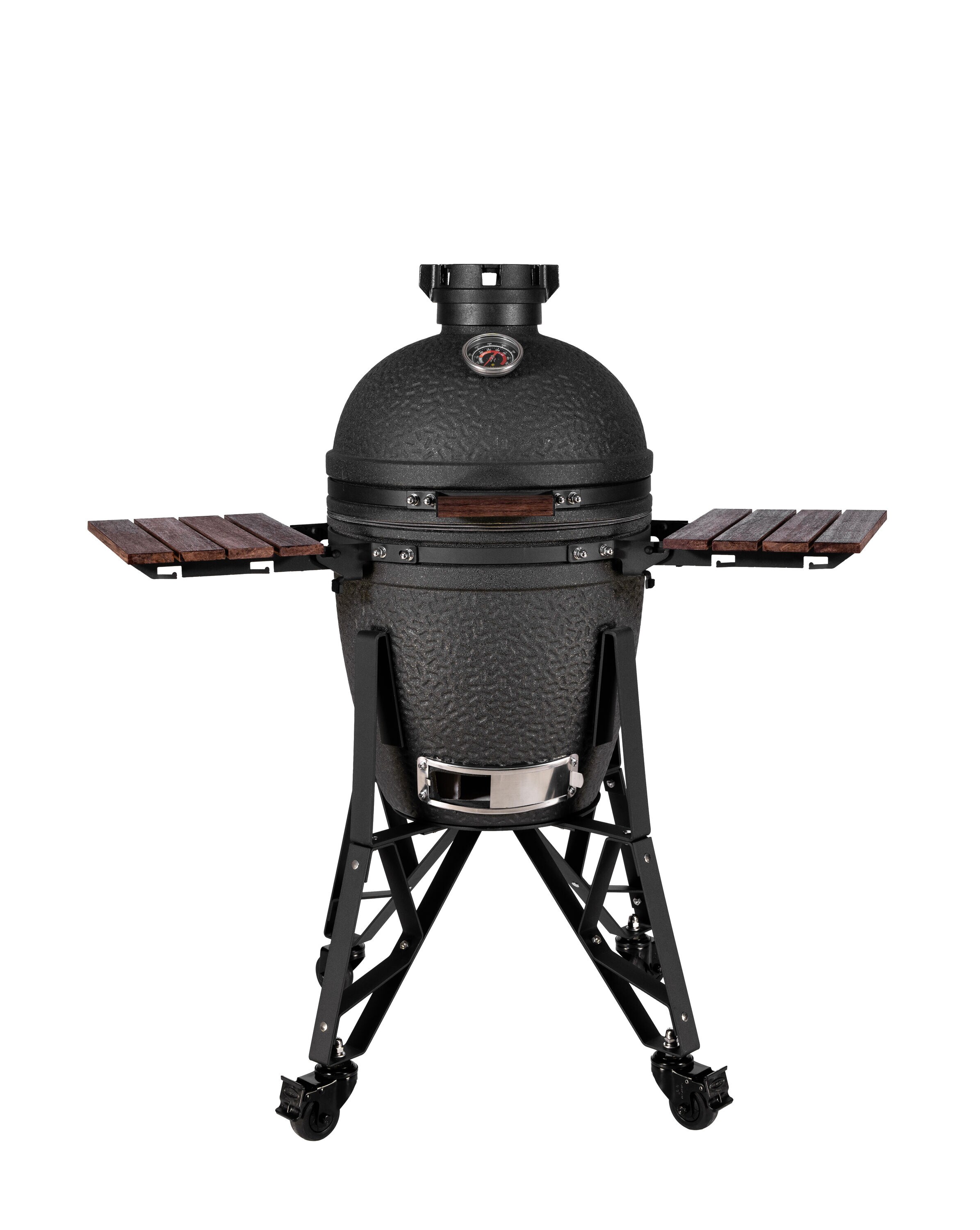 VESSILS Fleet 16in W Matt Black Kamado Charcoal Grill in the Charcoal Grills department at