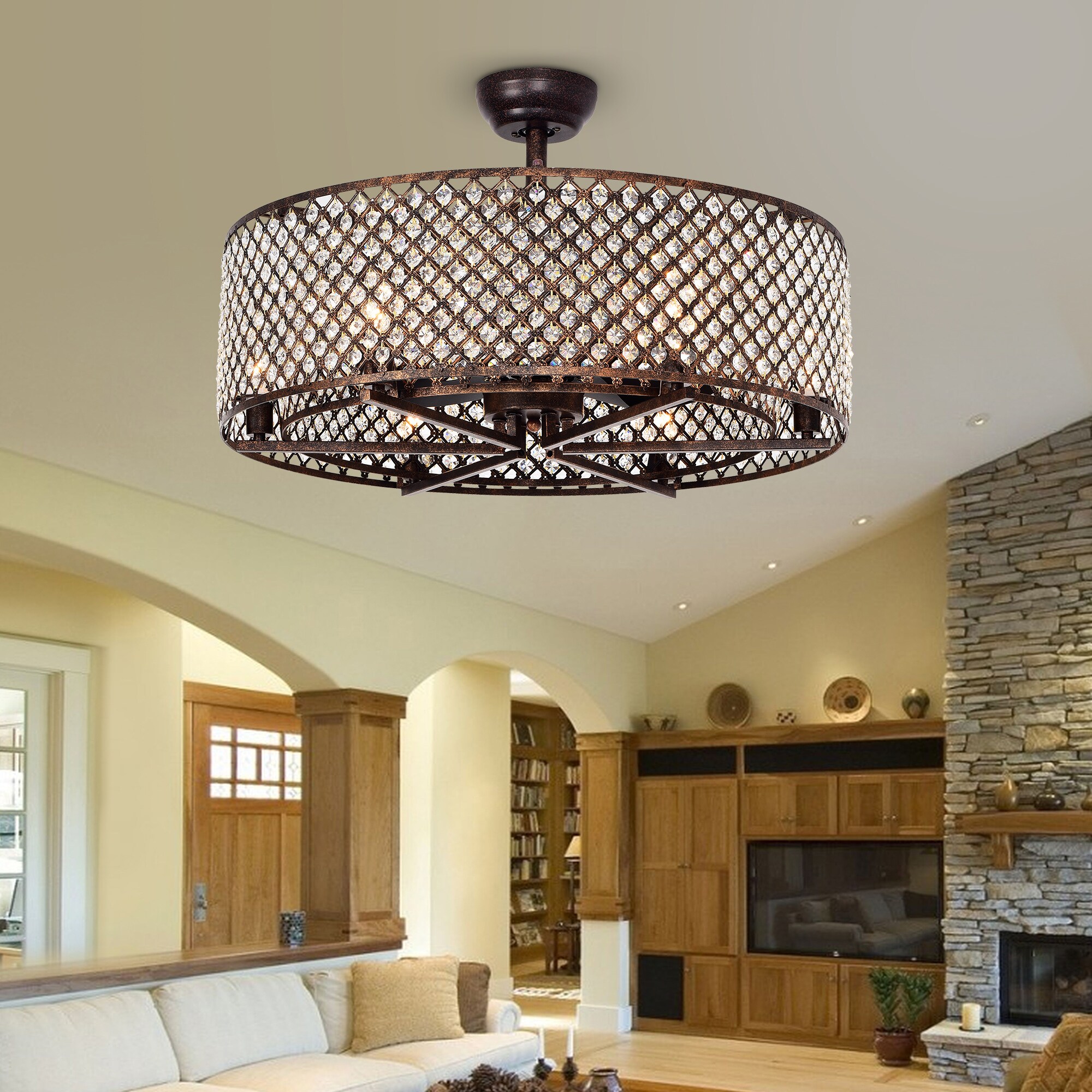 Home Accessories Inc CFL-8235RB Ceiling-Fans - View #3