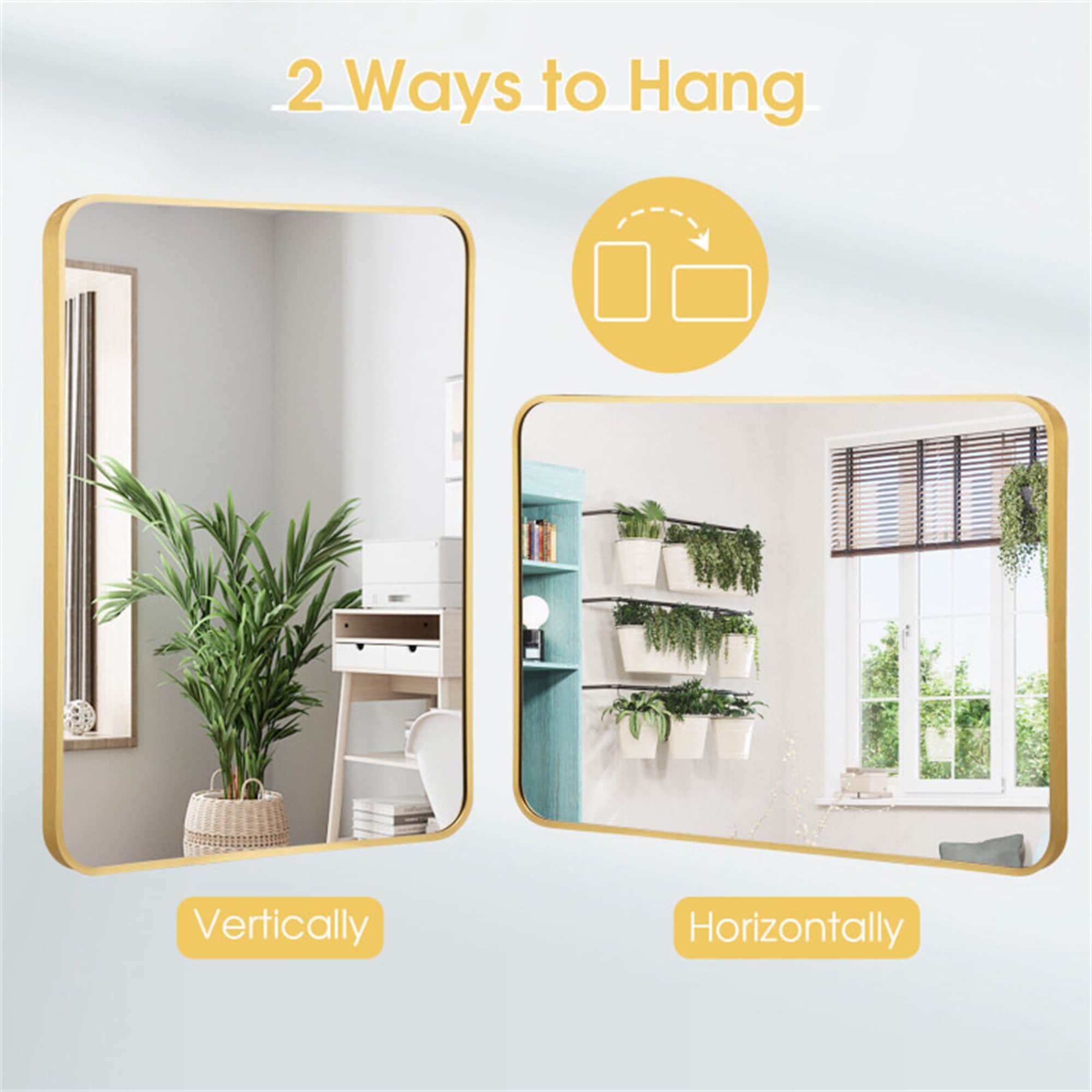 BABOOM BOM-10611GD-CO Framed-Bath-Mirrors - View #6