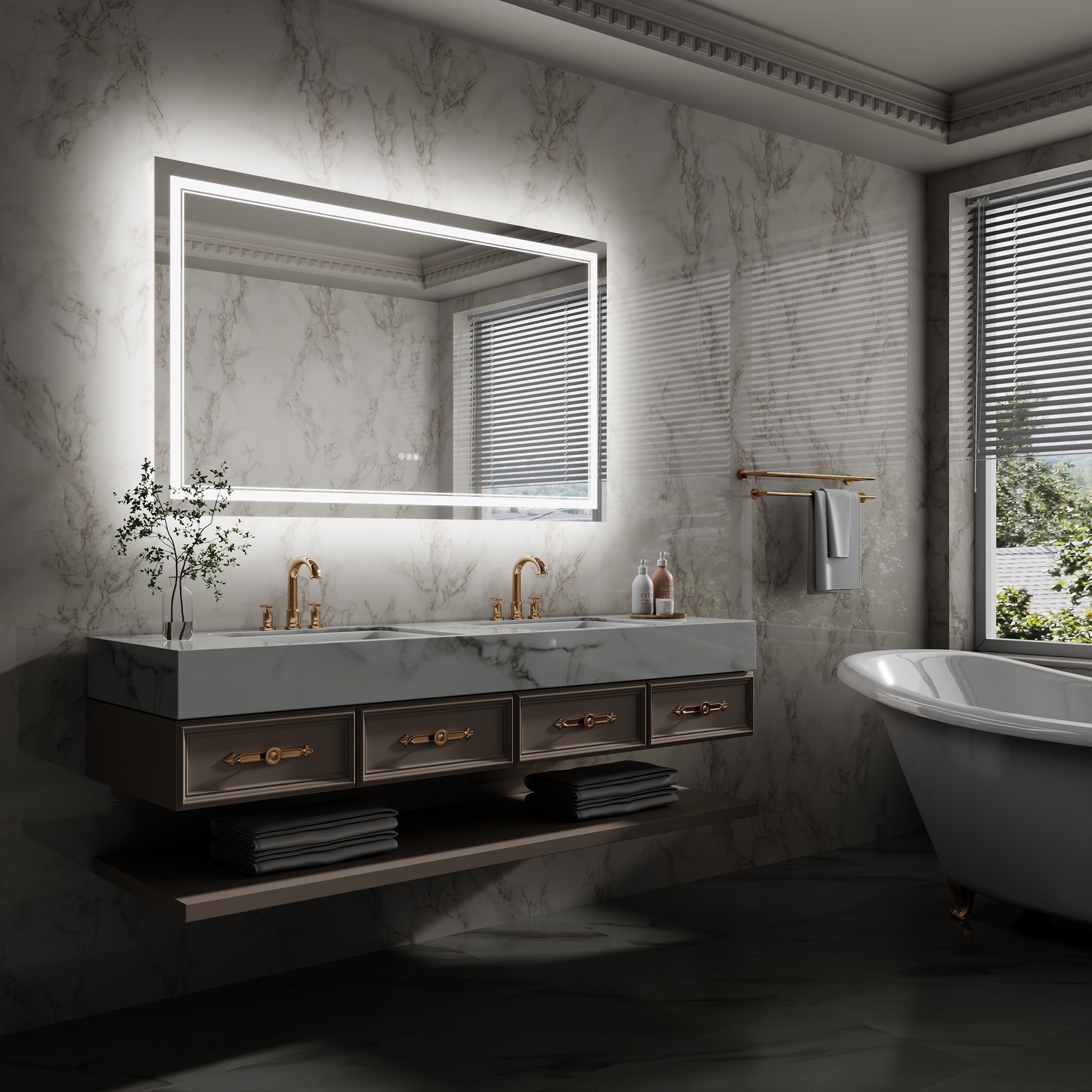 ExBrite TFBM3660 Framed-Bath-Mirrors - View #16