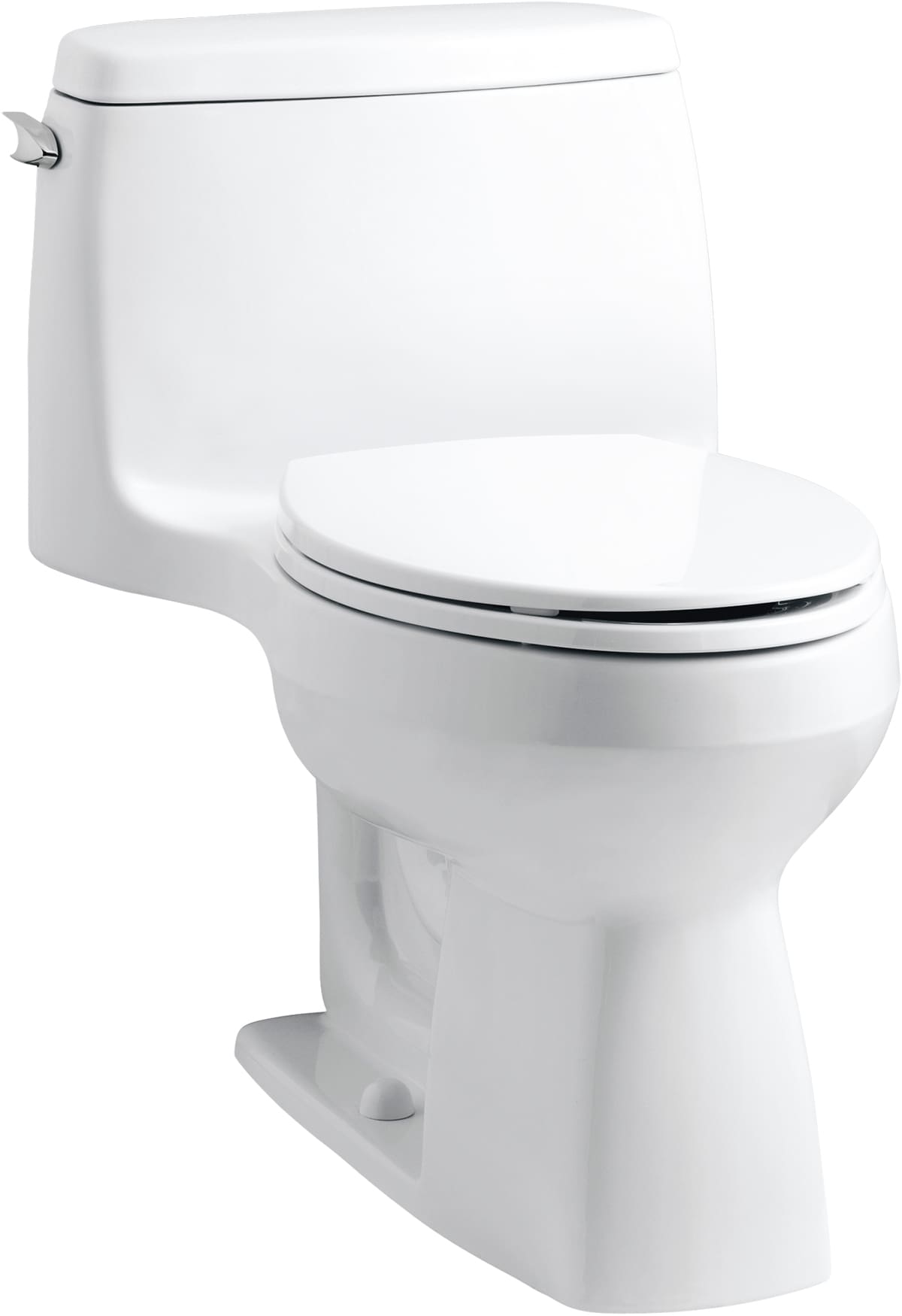 KOHLER 3811-0 Santa Rosa White Single Elongated Chair height 1-piece Toilet 12-in Rough-In 1.6 GPF