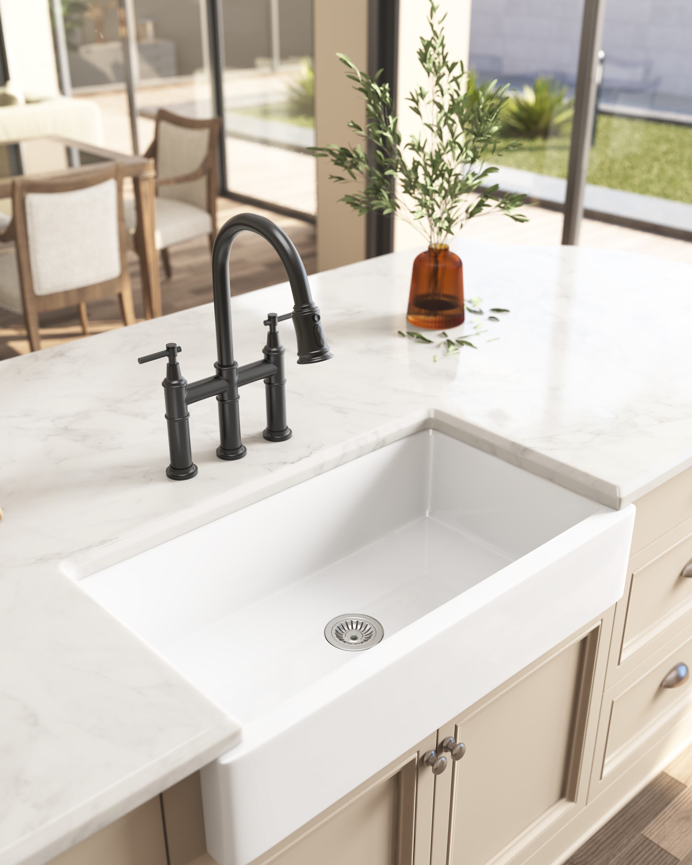 WELLFOR DTG-02KFMB Kitchen-Faucets - View #11