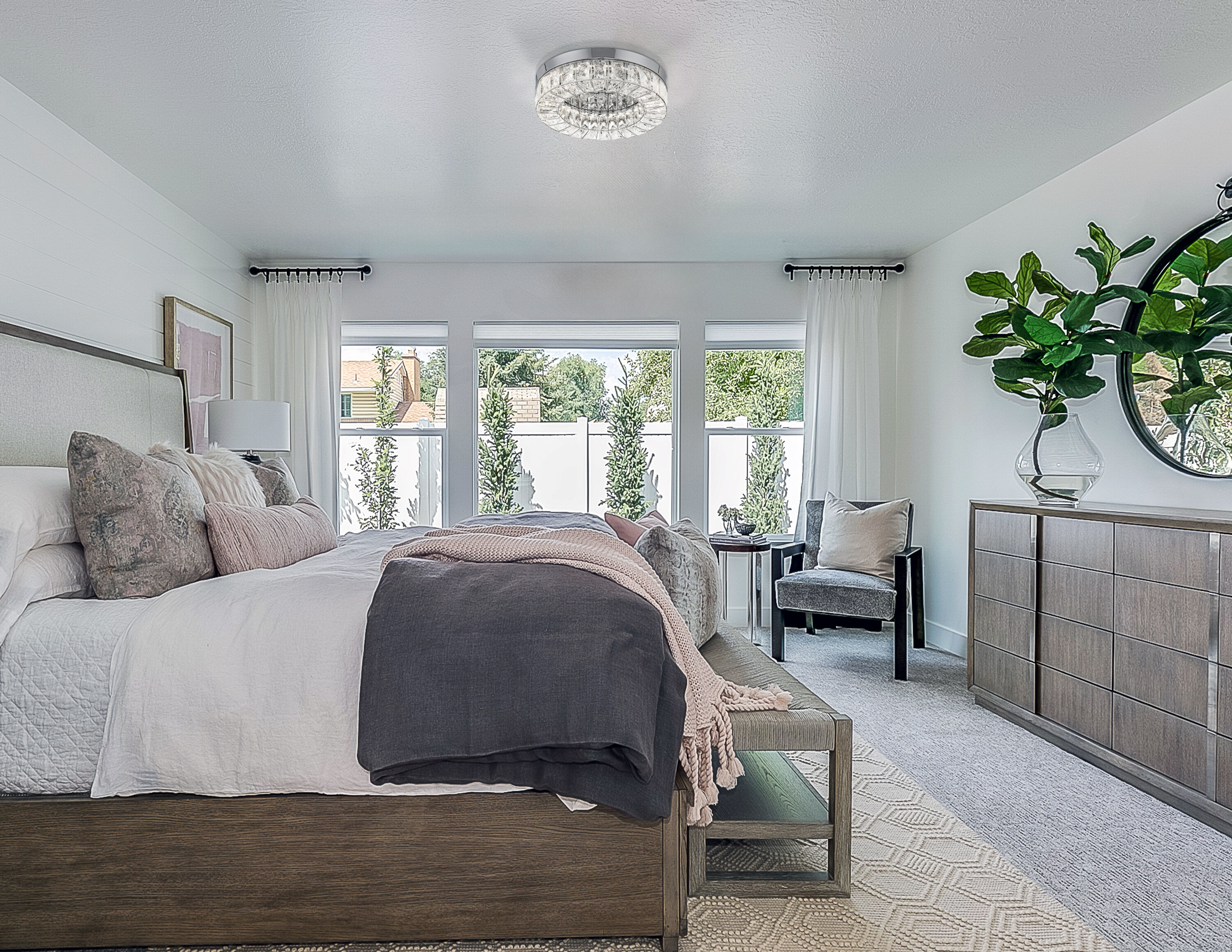 allen + roth 38857-LWUC flushmounts - View #12