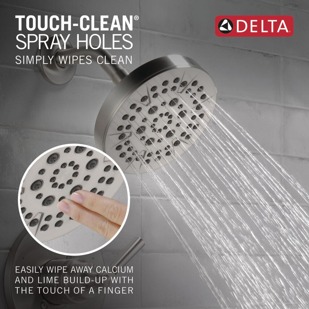 Delta Saylor Chrome Round Fixed Shower Head 1.75-GPM (6.6-LPM) in