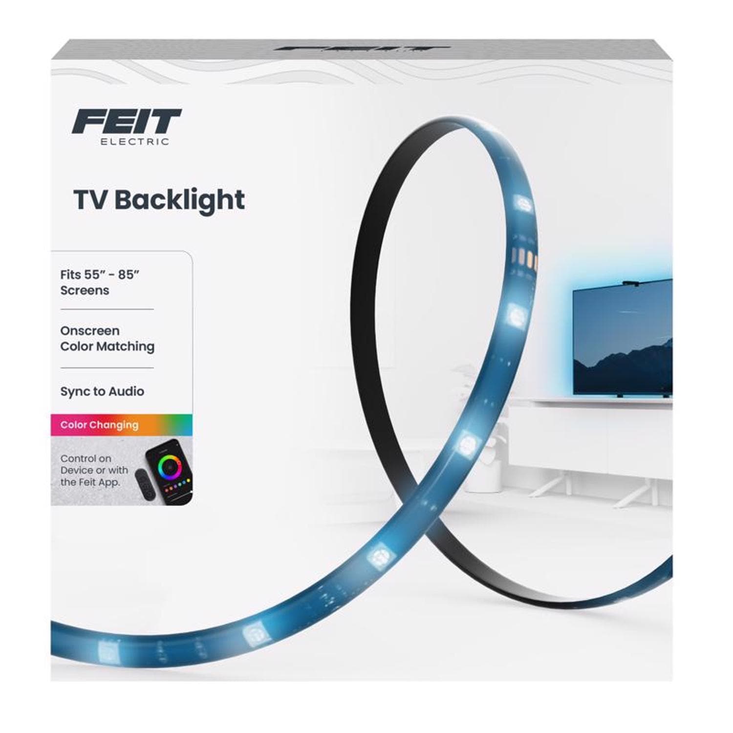 Feit Electric Feit 10 ft. L Color Changing Plug In LED Smart Enabled ...