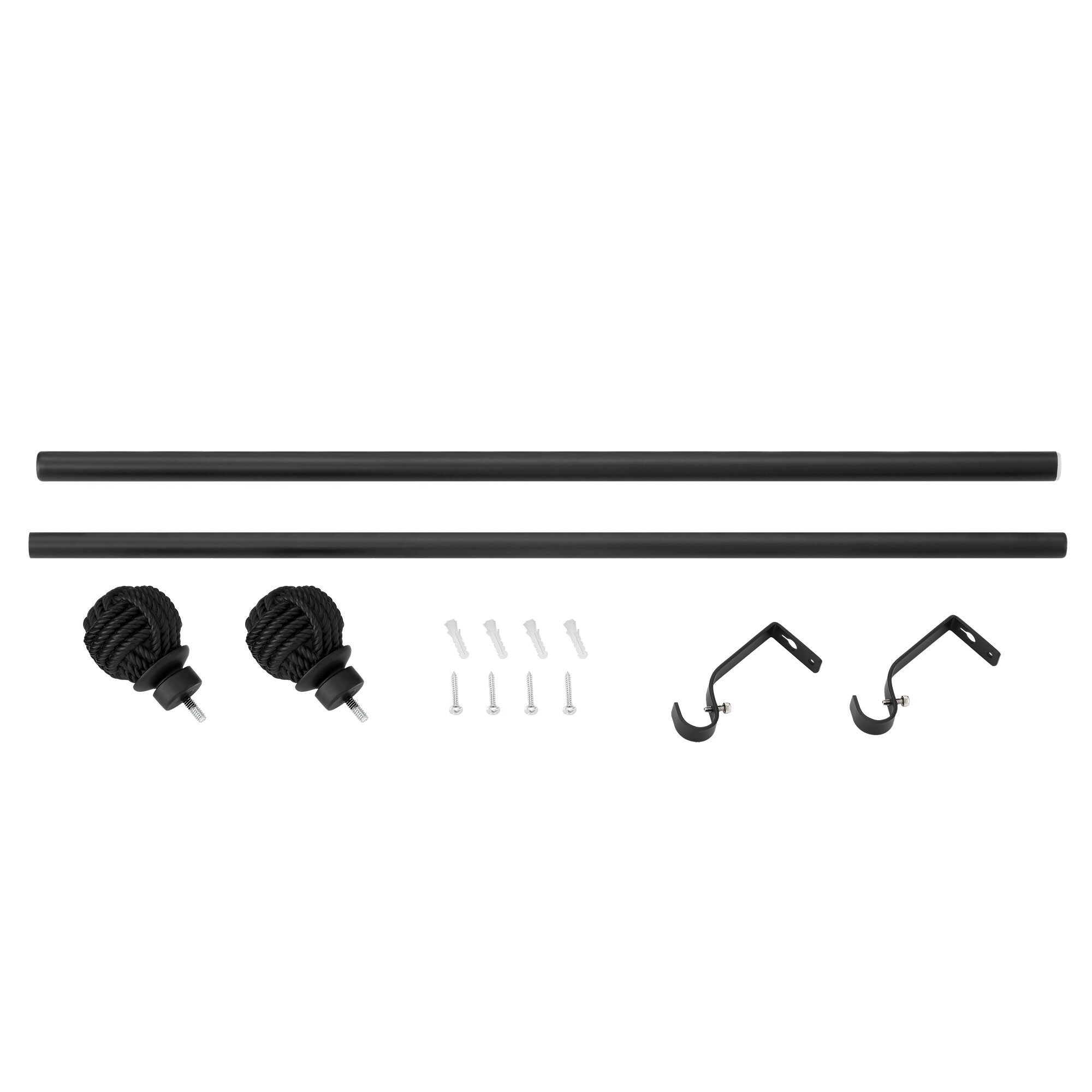 ACROMA 80048BK Curtain-Rods - View #7