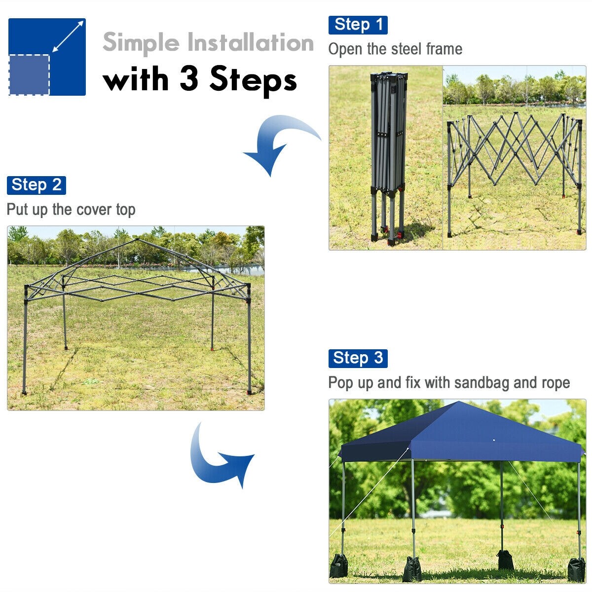 Clihome CWCH-OP70299BL Canopies-Sl - View #10