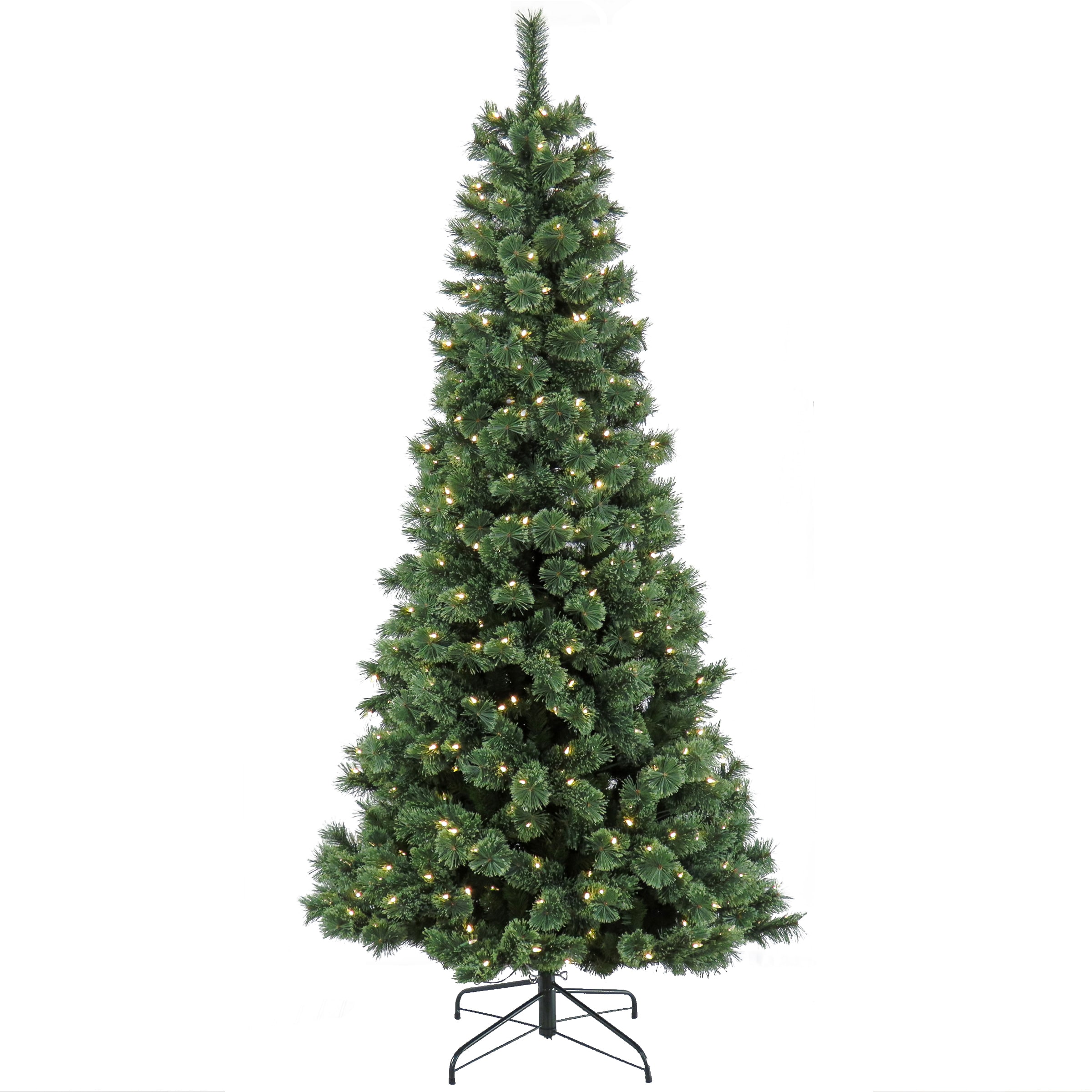 National Tree Company PKP64-300L-75 7.5-ft Pre-lit Artificial Christmas Tree with LED Lights
