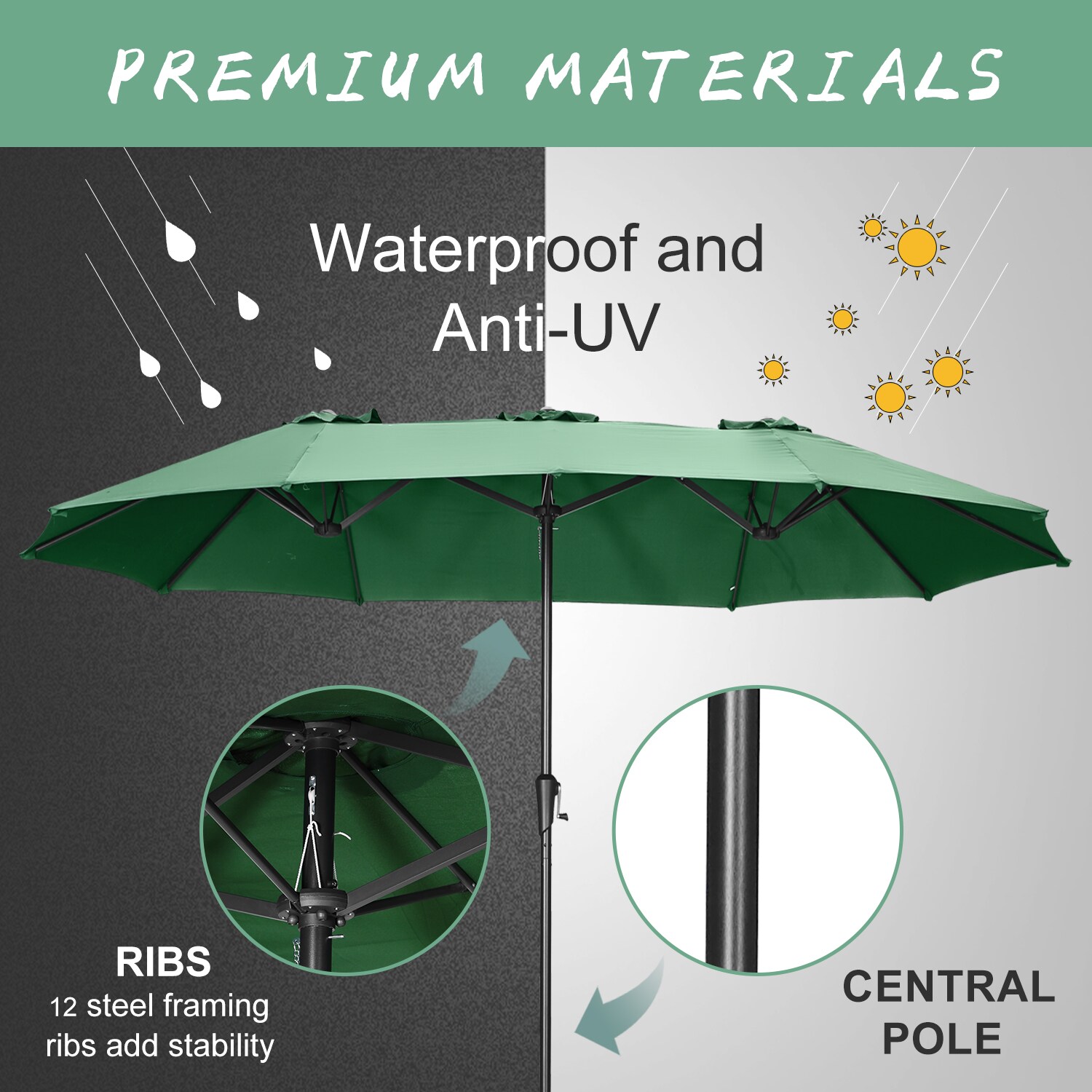 Ainfox 0SUHJRXG3N Umbrellas-2 - View #4