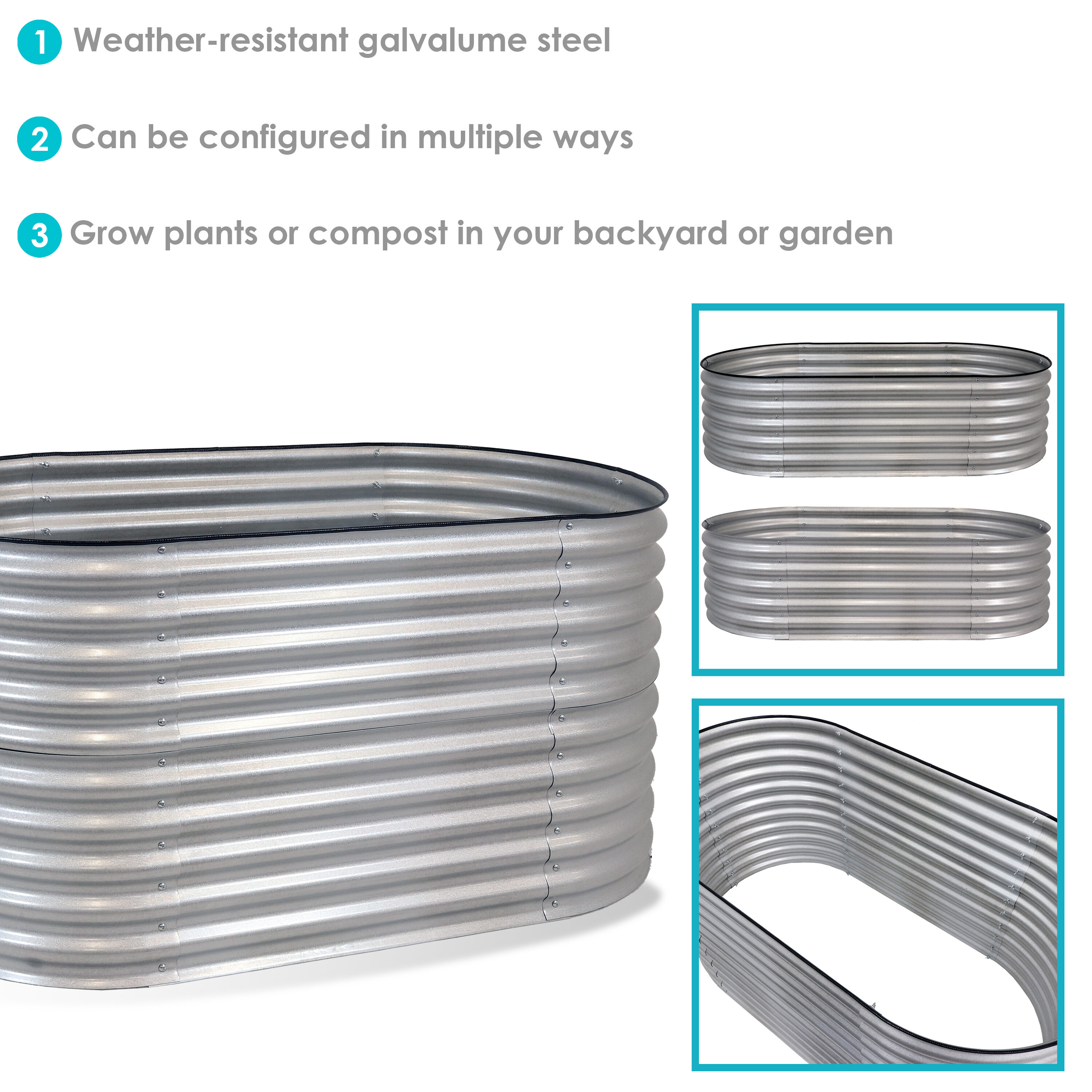 Sunnydaze Decor HST-884 Raised-Garden-Beds - View #5