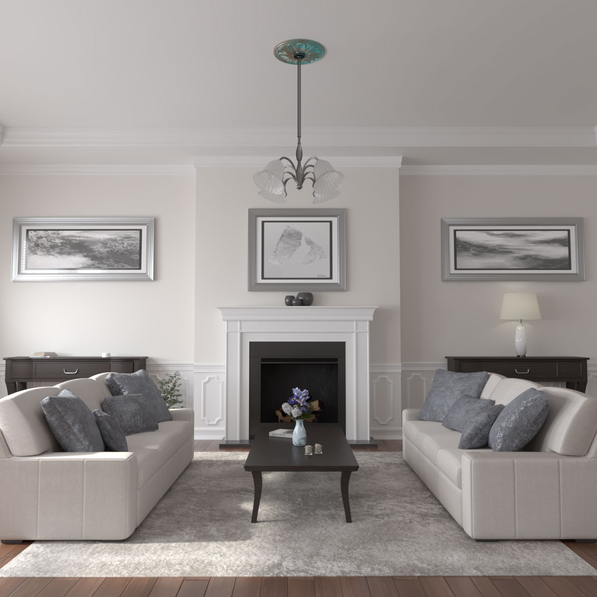 Ekena Millwork CM22BOCGS Ceiling-Medallions - View #5