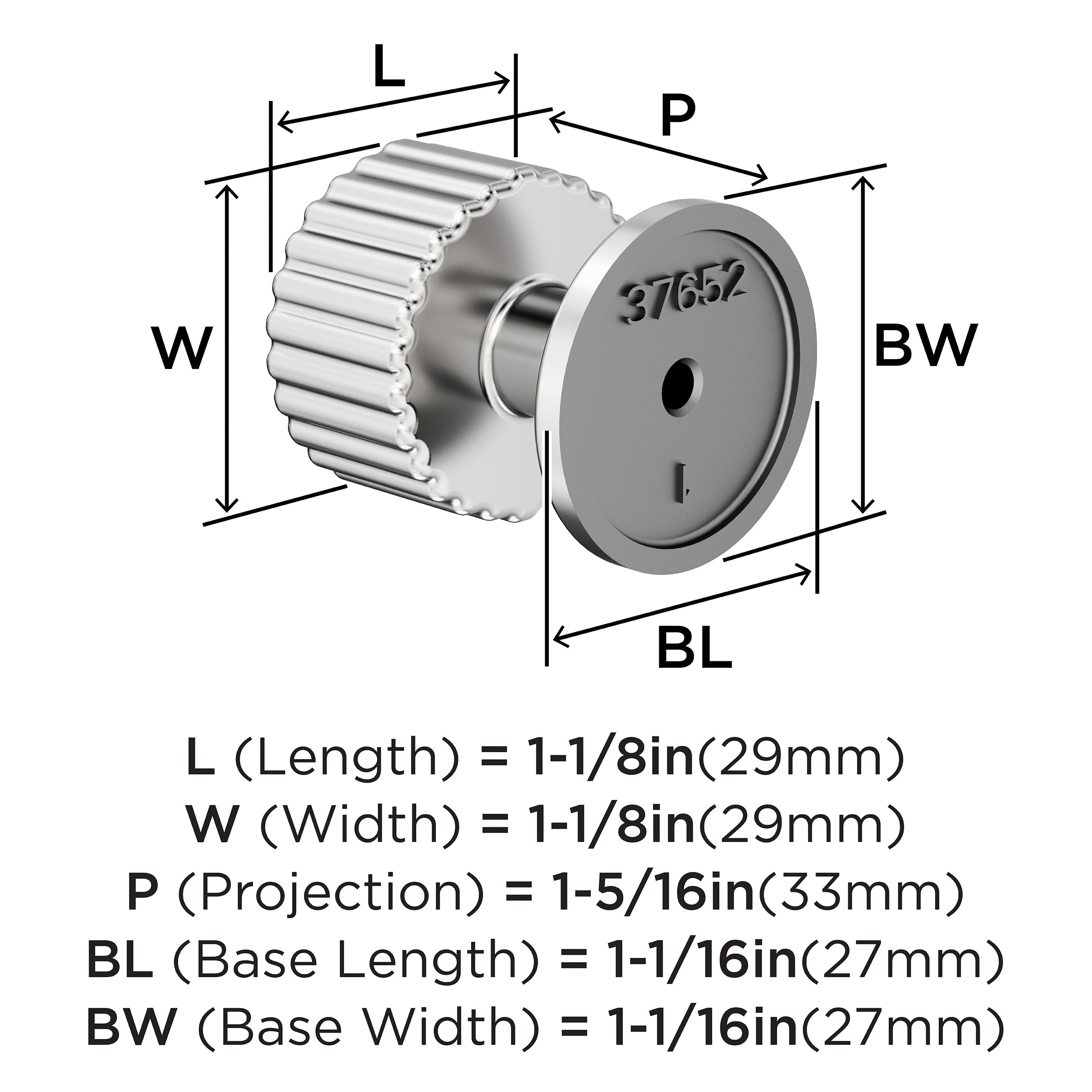 Amerock BP3765226 Cabinet-Knobs - View #4