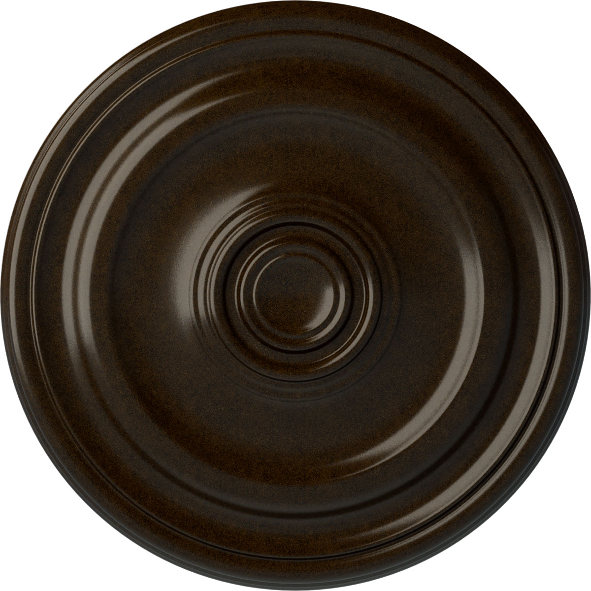 Ekena Millwork CM15DEBZS Devon 15.75-in W x 15.75-in L Painted Bronze Polyurethane Whole Ceiling Medallion
