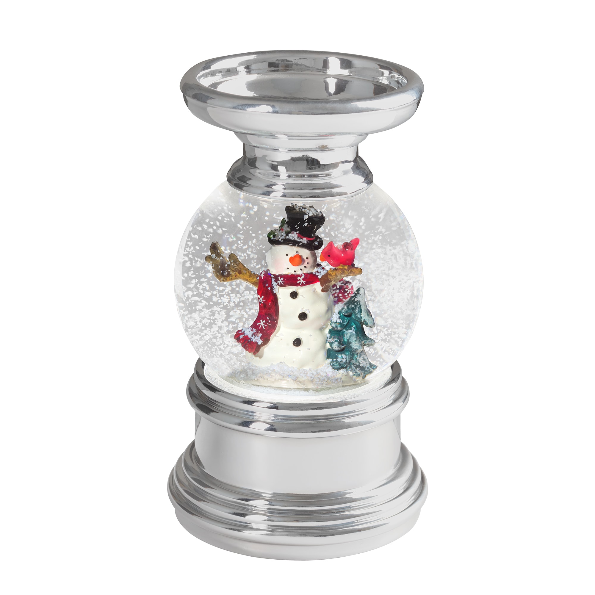 Haute Decor HD172505 6.5-Inches Lighted Snowman Battery-operated Christmas Decor