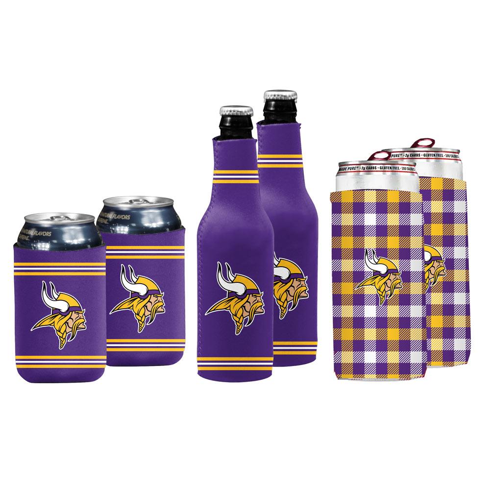 Logo Brands Minnesota Vikings Coozie Pack at