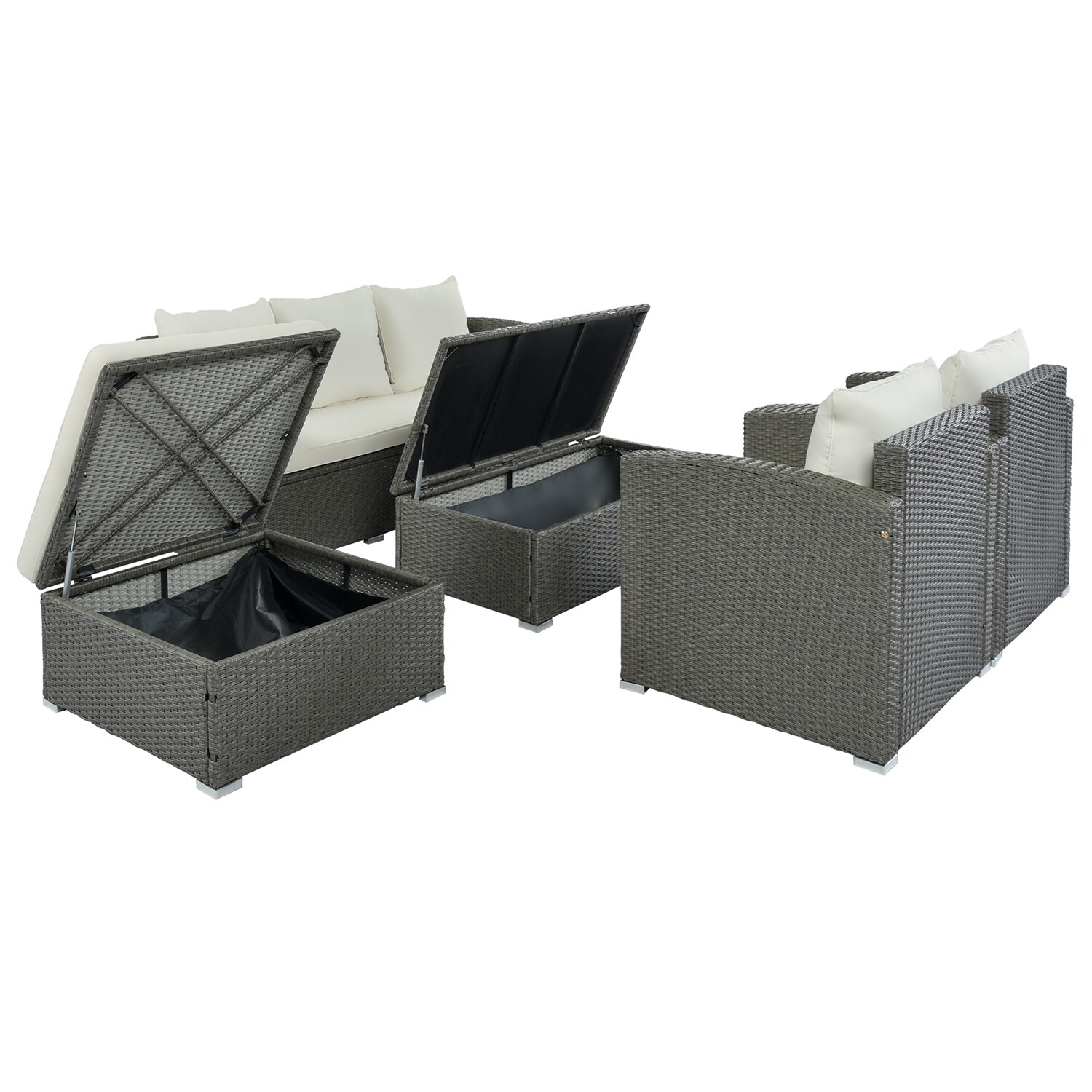 SINOFURN SYA010246BG Patio-Conversation-Sets - View #5