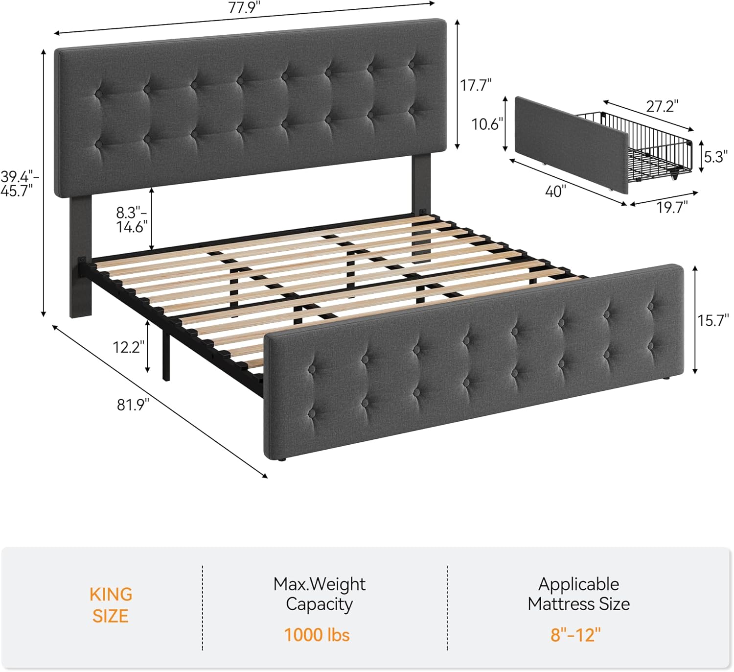 Qeetex LHF-BED-PHO-121U1PW5 beds - View #2