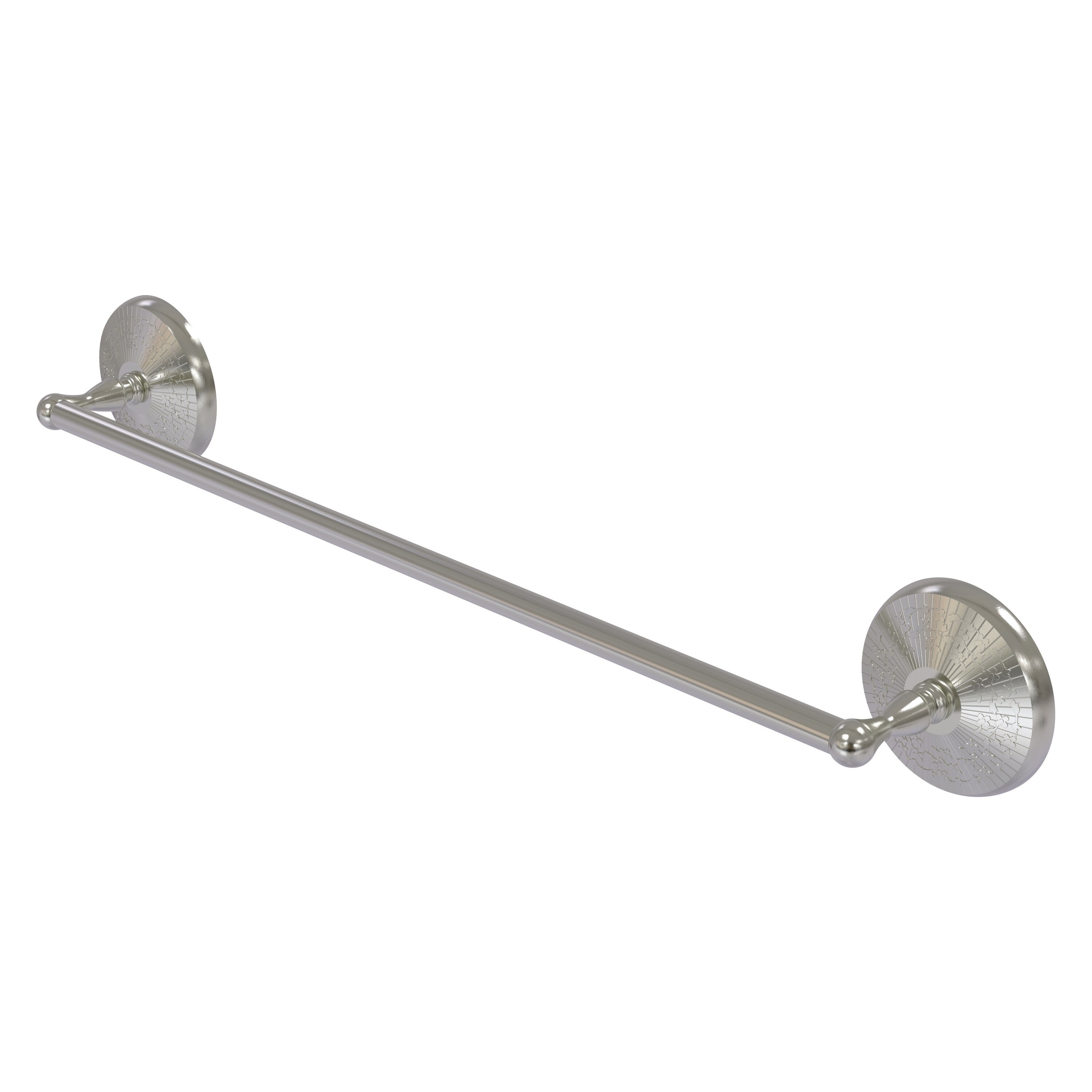 Allied Brass MC-31/30-SN Monte Carlo 30-in Satin Nickel Wall mount Single Towel Bar