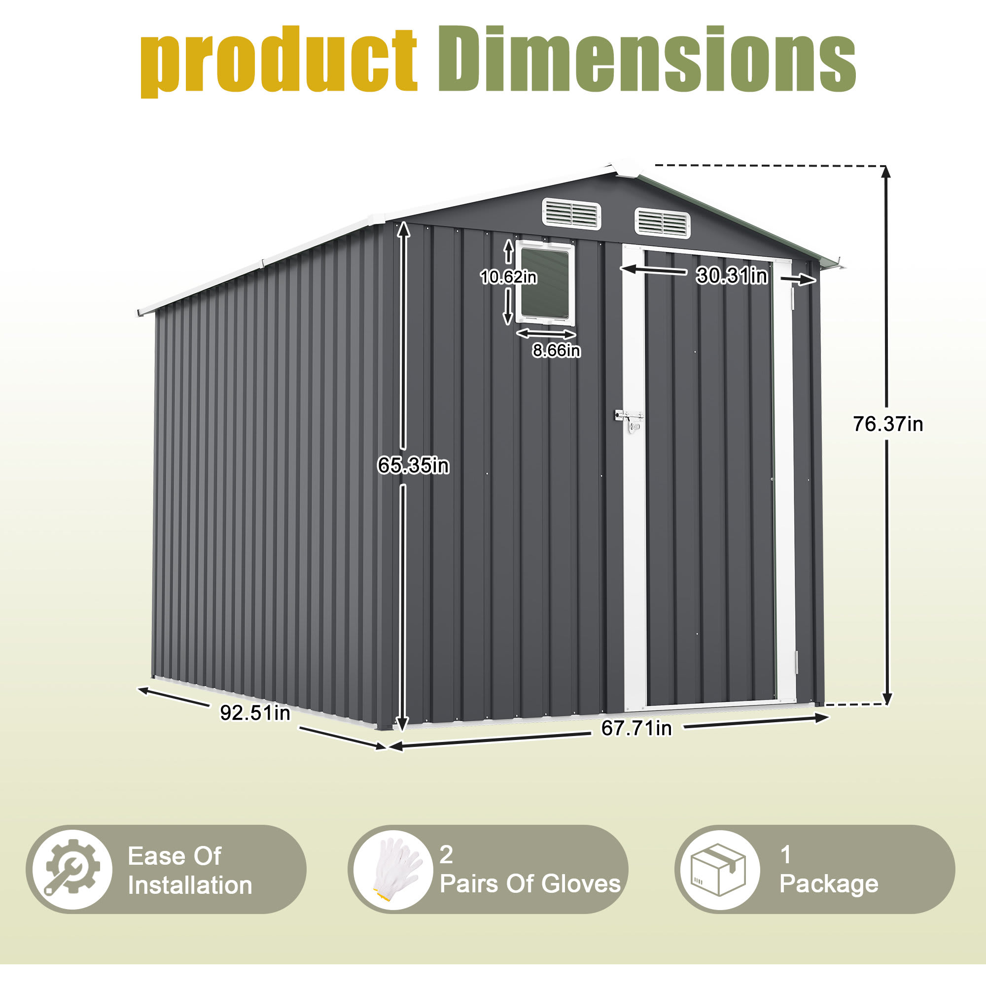 Etokfoks LET0205S03 Metal-Storage-Buildings-Sheds - View #6